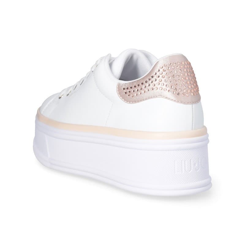 Liu Jo sneakers donna Selma 16 in pelle bianca BA5101PX190 - 5
