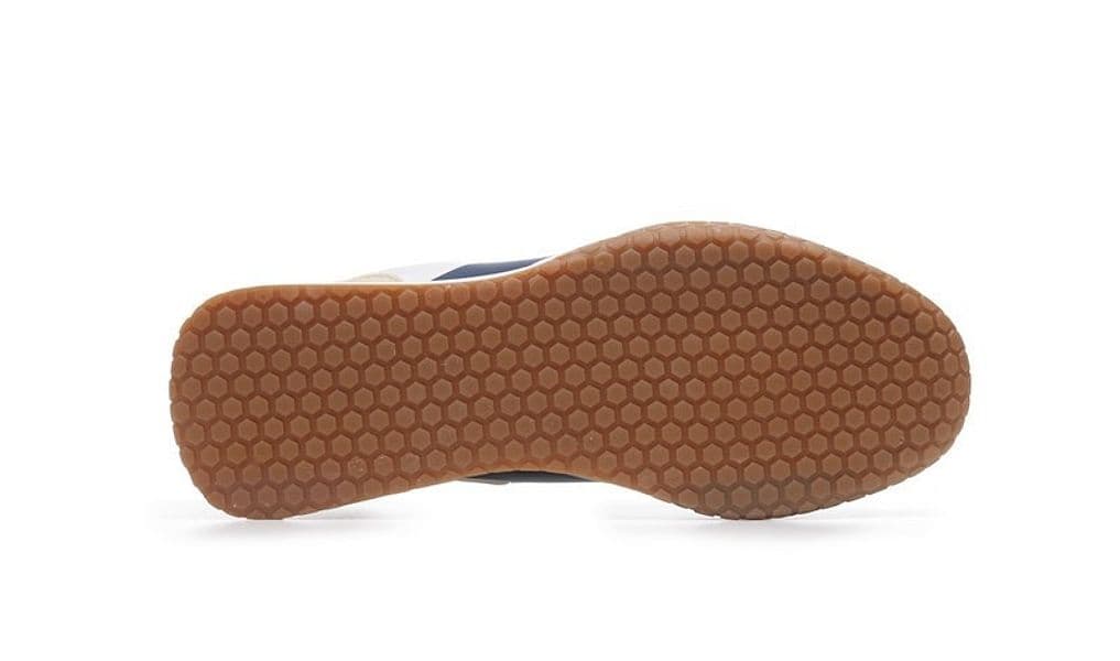 Kehnoo sneakers uomo vintage contemporanea white navy KM9313 - 6