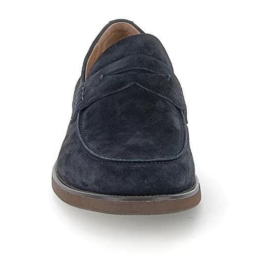 Stonefly mocassino uomo Calvin 9 in camoscio blu 220797 - 4