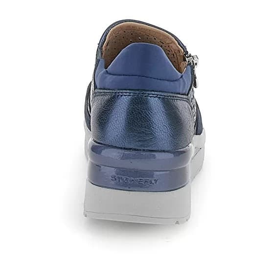 Stonefly slip on donna Cream 50 laminato blu 220735 - 5