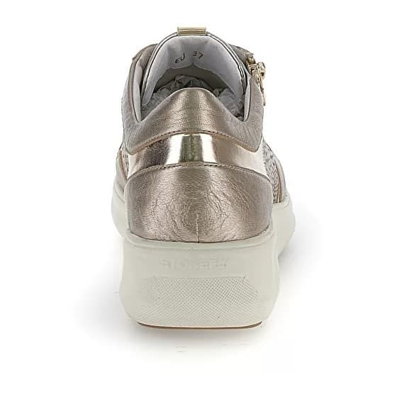 Stonefly sneakers donna Rock 30 pelle laminata metal fizz 220776 - 5
