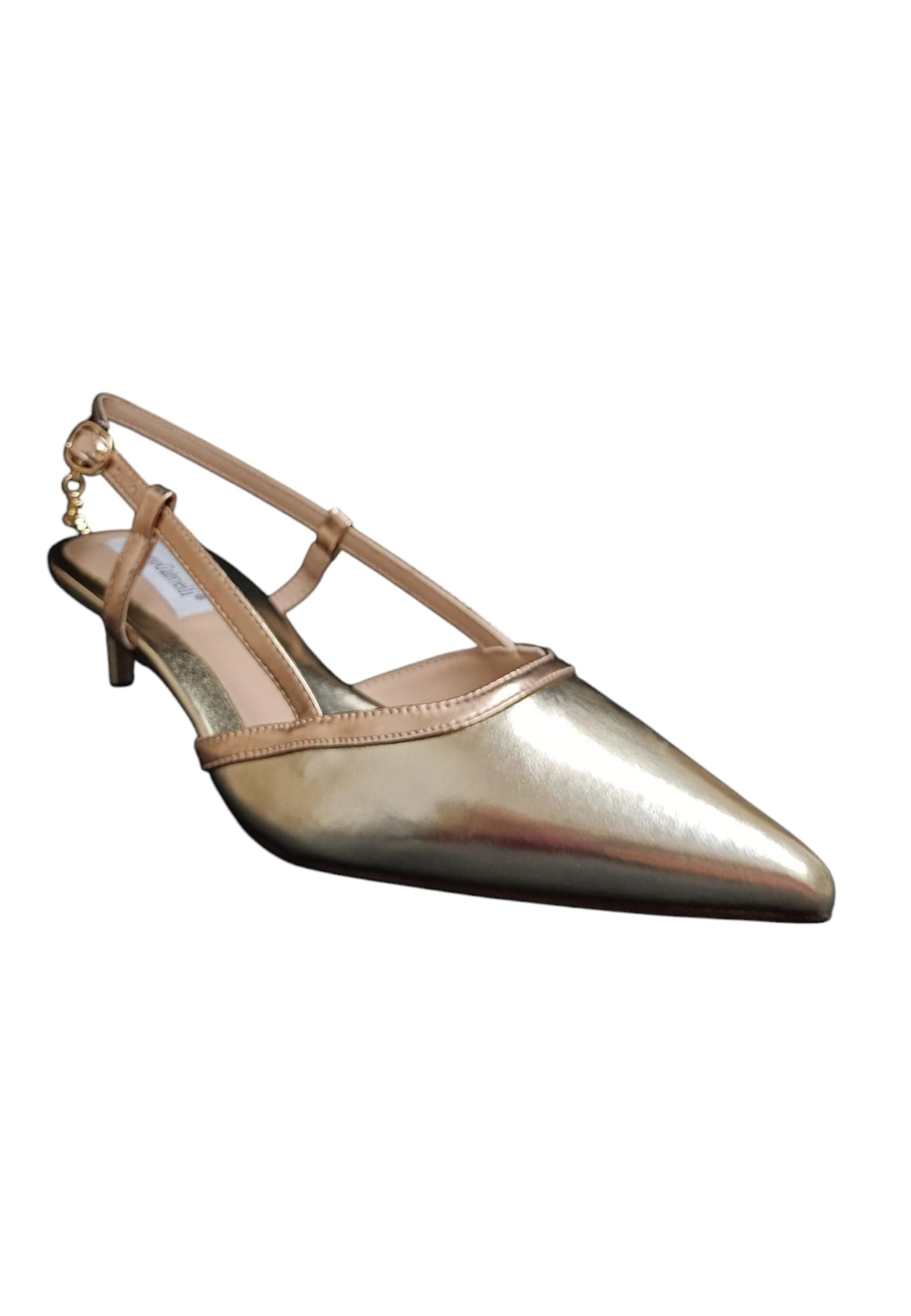 Décolleté donna Nazareno Gabrieli platino pelle - Eleganza luminosa con fibbia in Ballerine Scarpetteria Gica - Trani, commercioVirtuoso.it