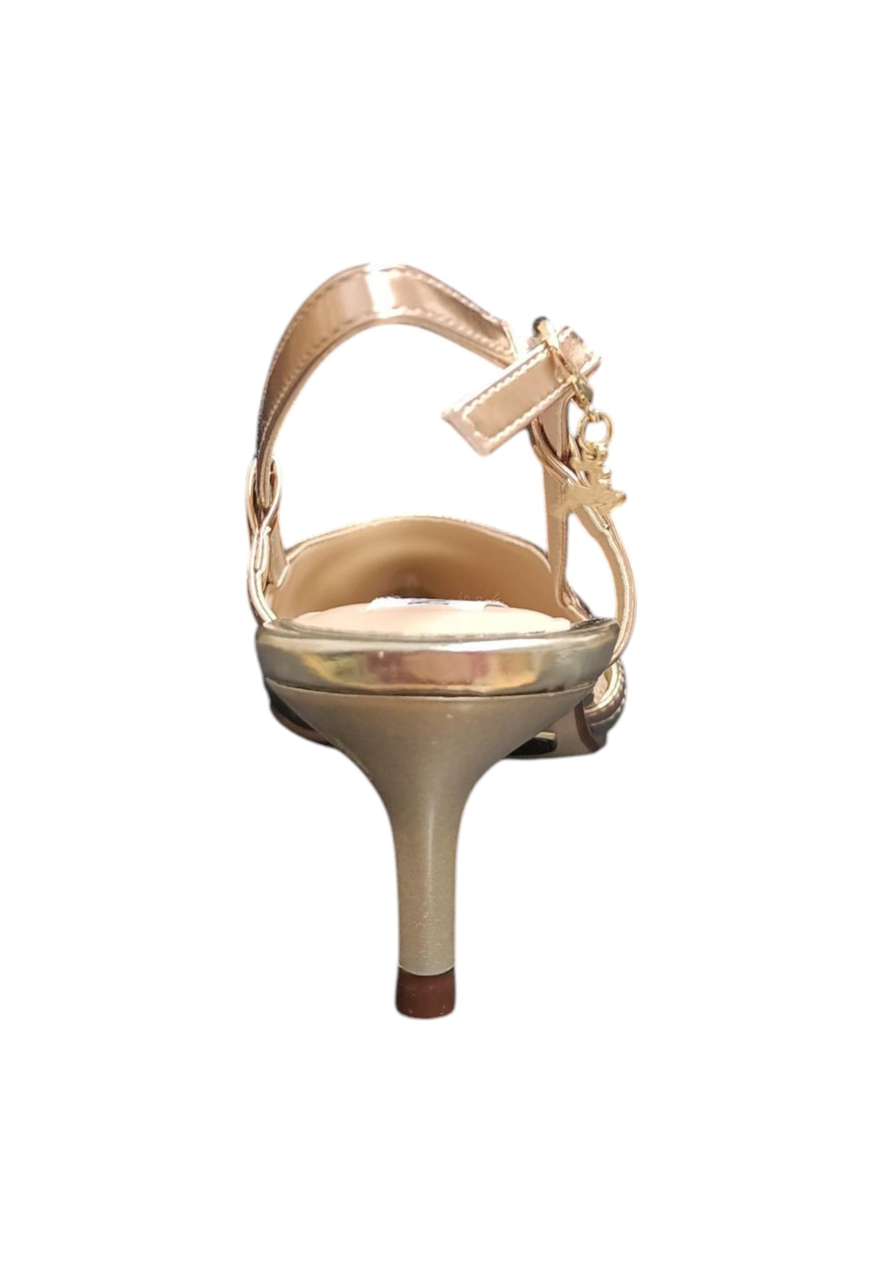 Décolleté donna Nazareno Gabrieli platino pelle - Eleganza luminosa con fibbia in Ballerine Scarpetteria Gica - Trani, commercioVirtuoso.it