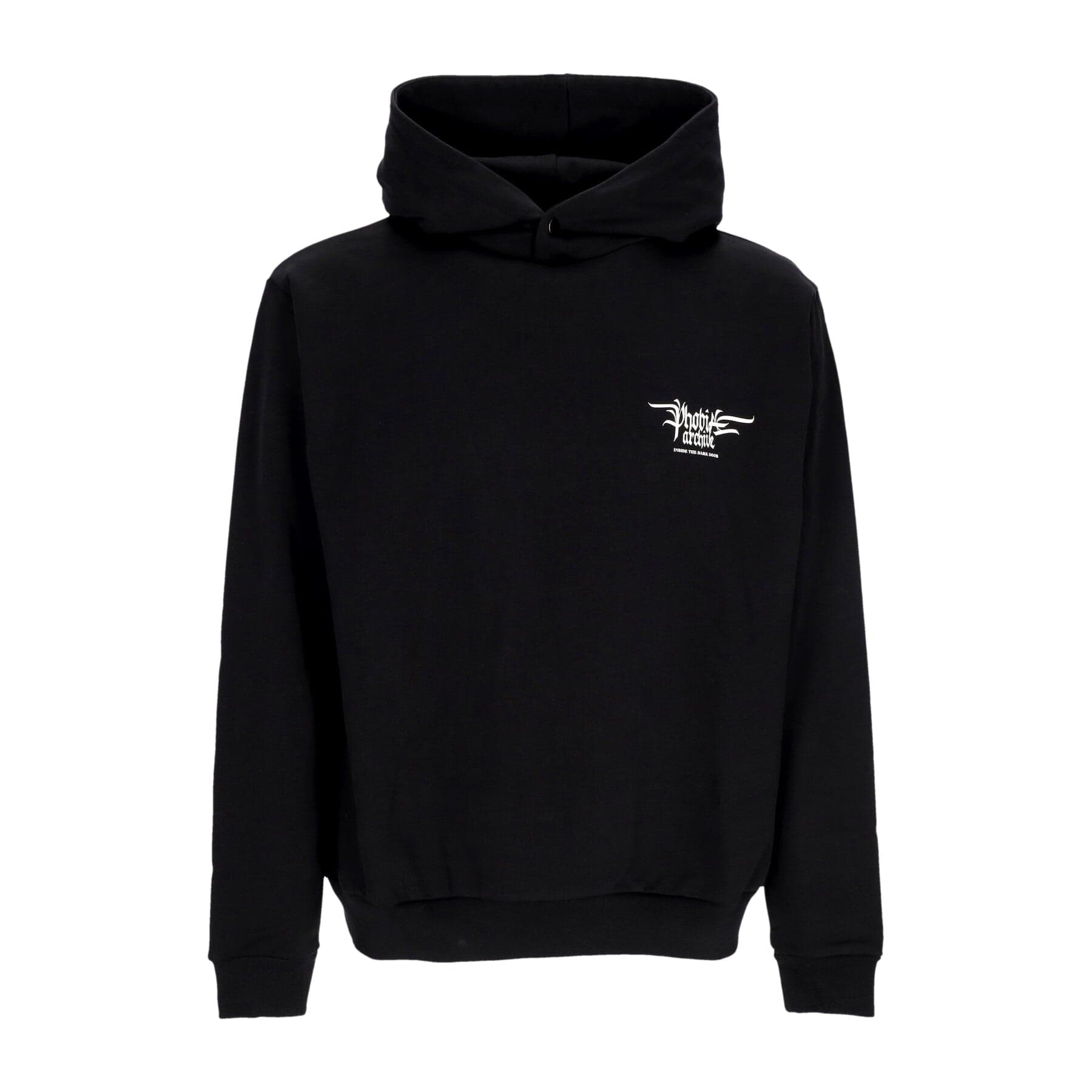 PHOBIA Felpa Leggera Cappuccio Uomo Fiery Cobra Print Hoodie Black/orange - 6