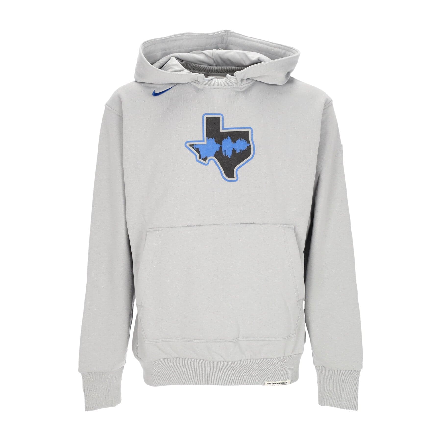 NIKE NBA Felpa Leggera Cappuccio Uomo Nba City Edition Courtside Standard Issue Hoodie Dalmav Flt Silver - 3