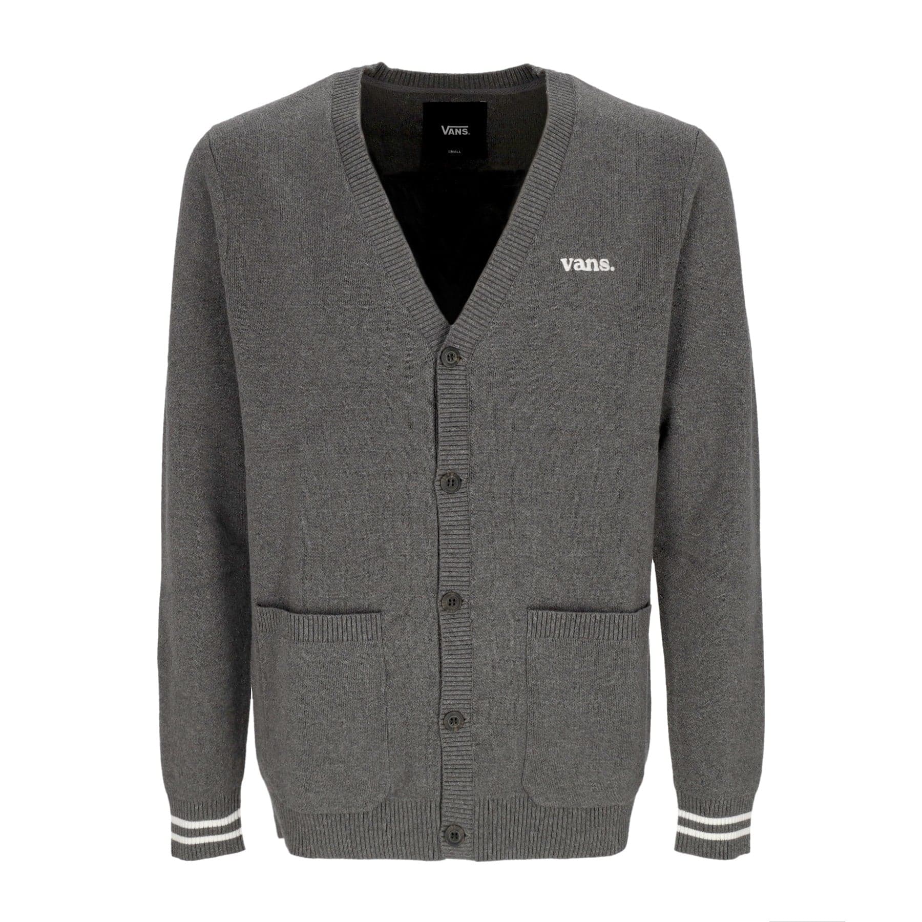 VANS Cardigan Uomo Halecrest Cardigan Charcoal Heather - 3