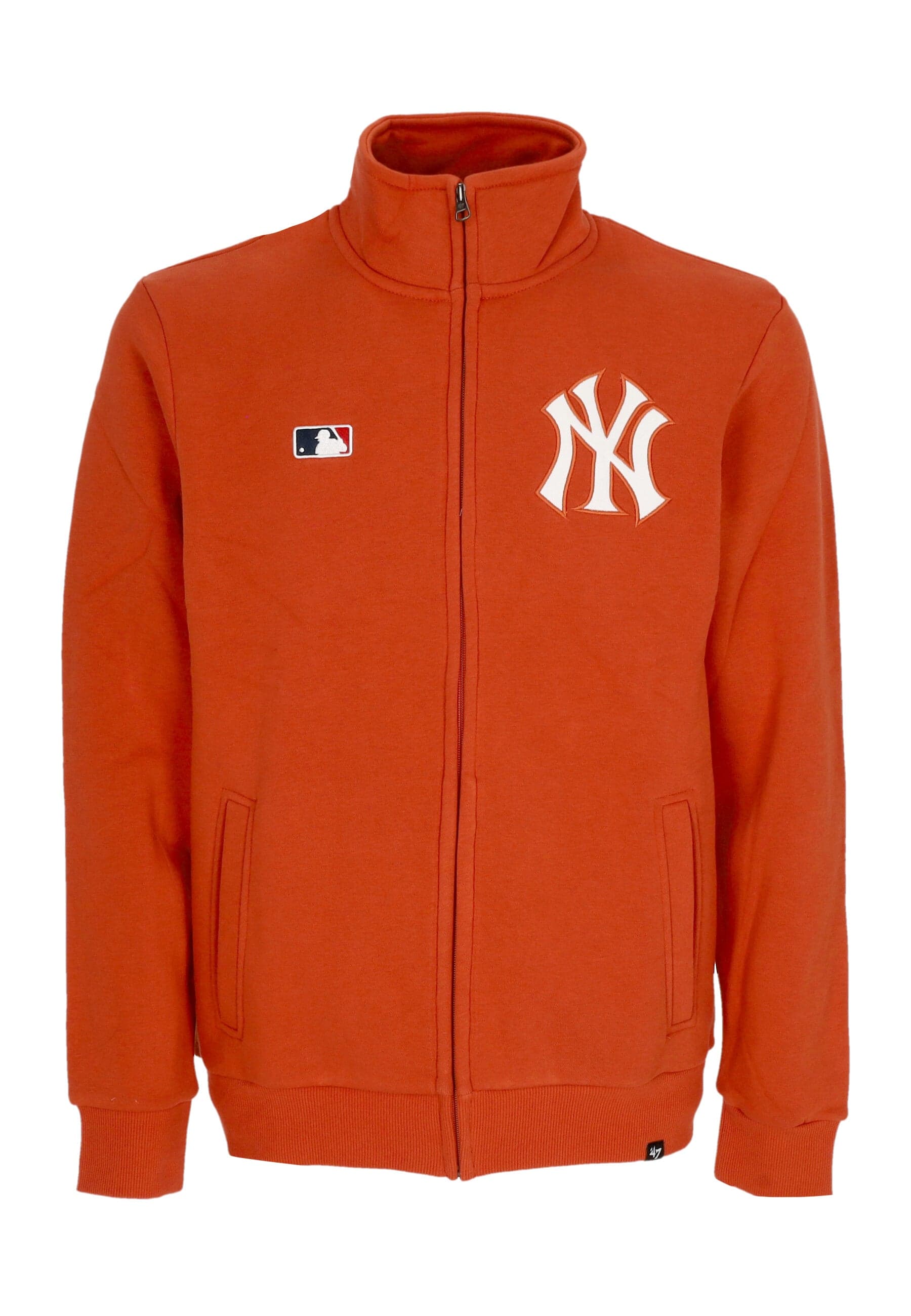 47 BRAND Felpa Collo Alto Uomo Mlb Emb Islington Tj Neyyan Clay - 3