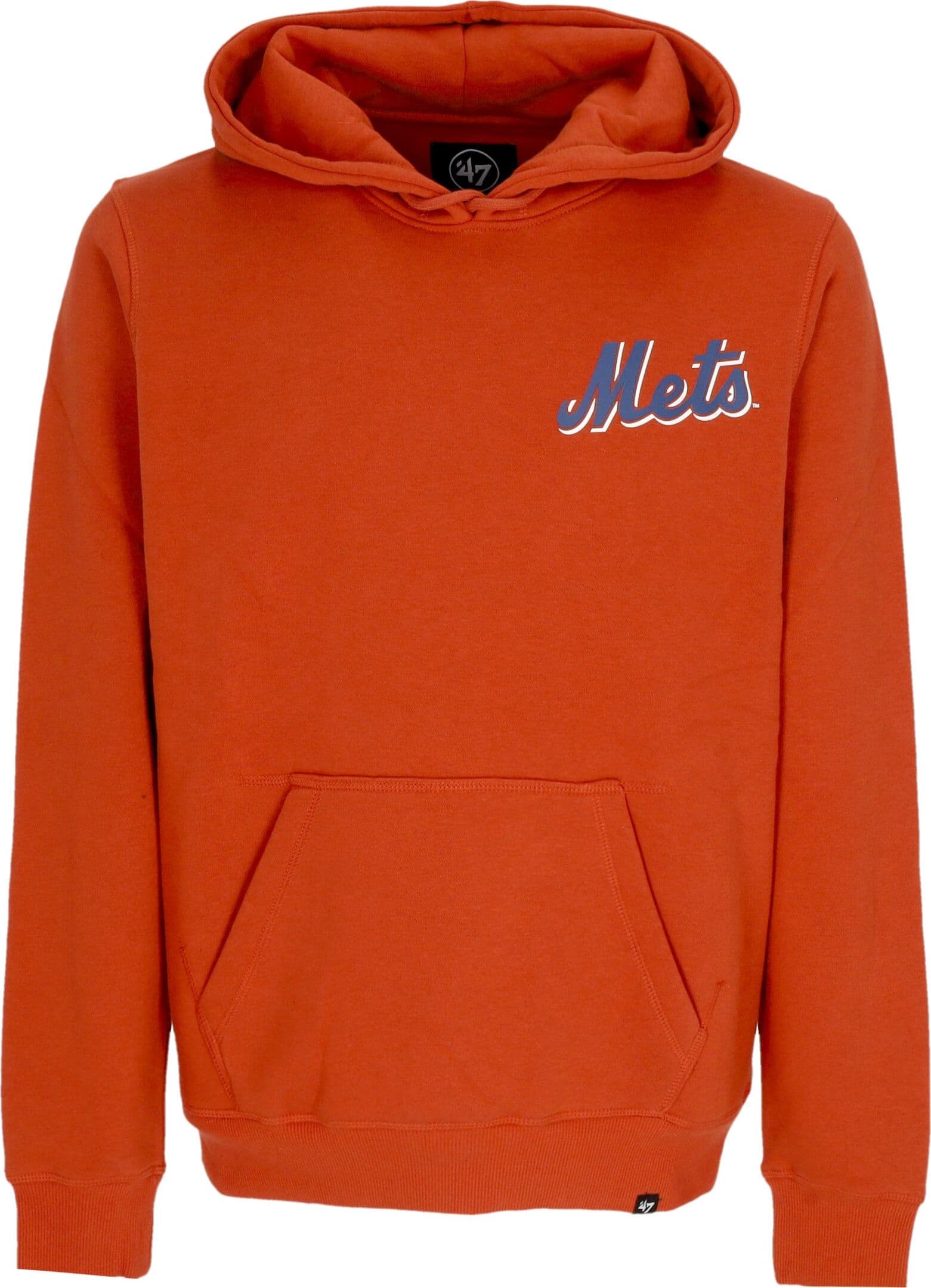 47 BRAND Felpa Cappuccio Uomo Mlb Backer Burnside Hoodie Neymet Clay - 3