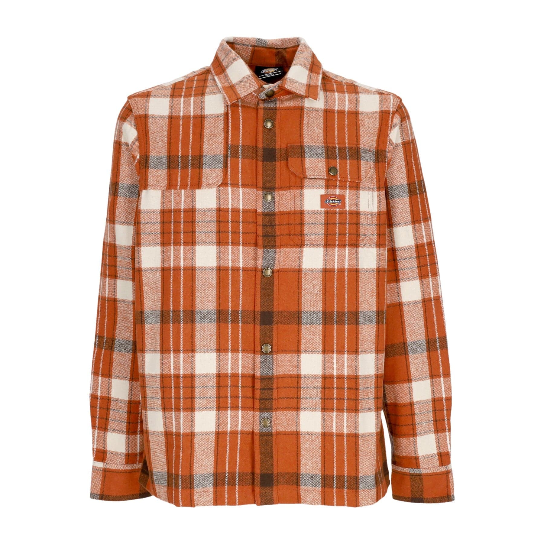 DICKIES Camicia Manica Lunga Uomo Nimmons L/s Shirt Bombay Brown - 3