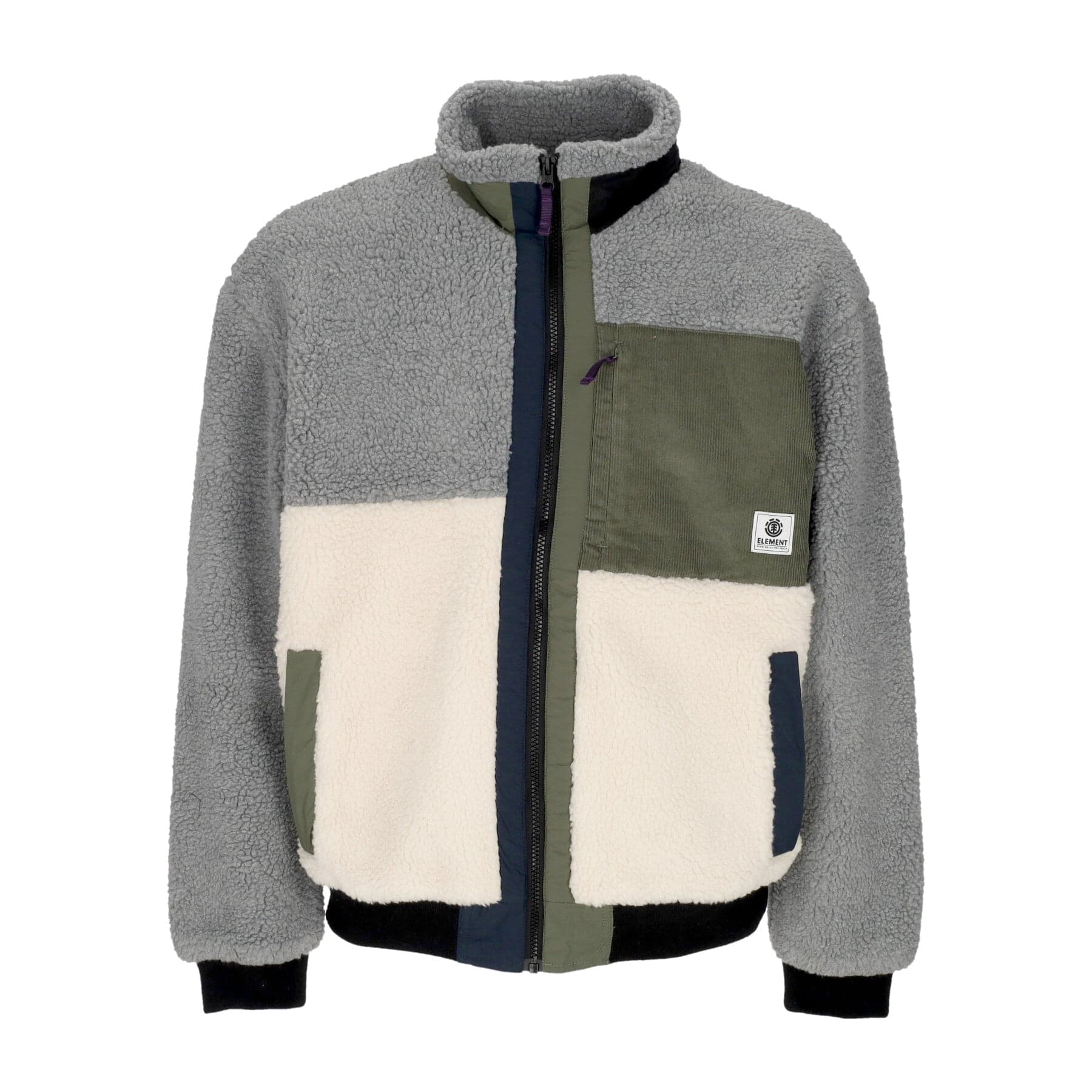ELEMENT Orsetto Uomo Oak Sherpa Jacket Multicolor - 3