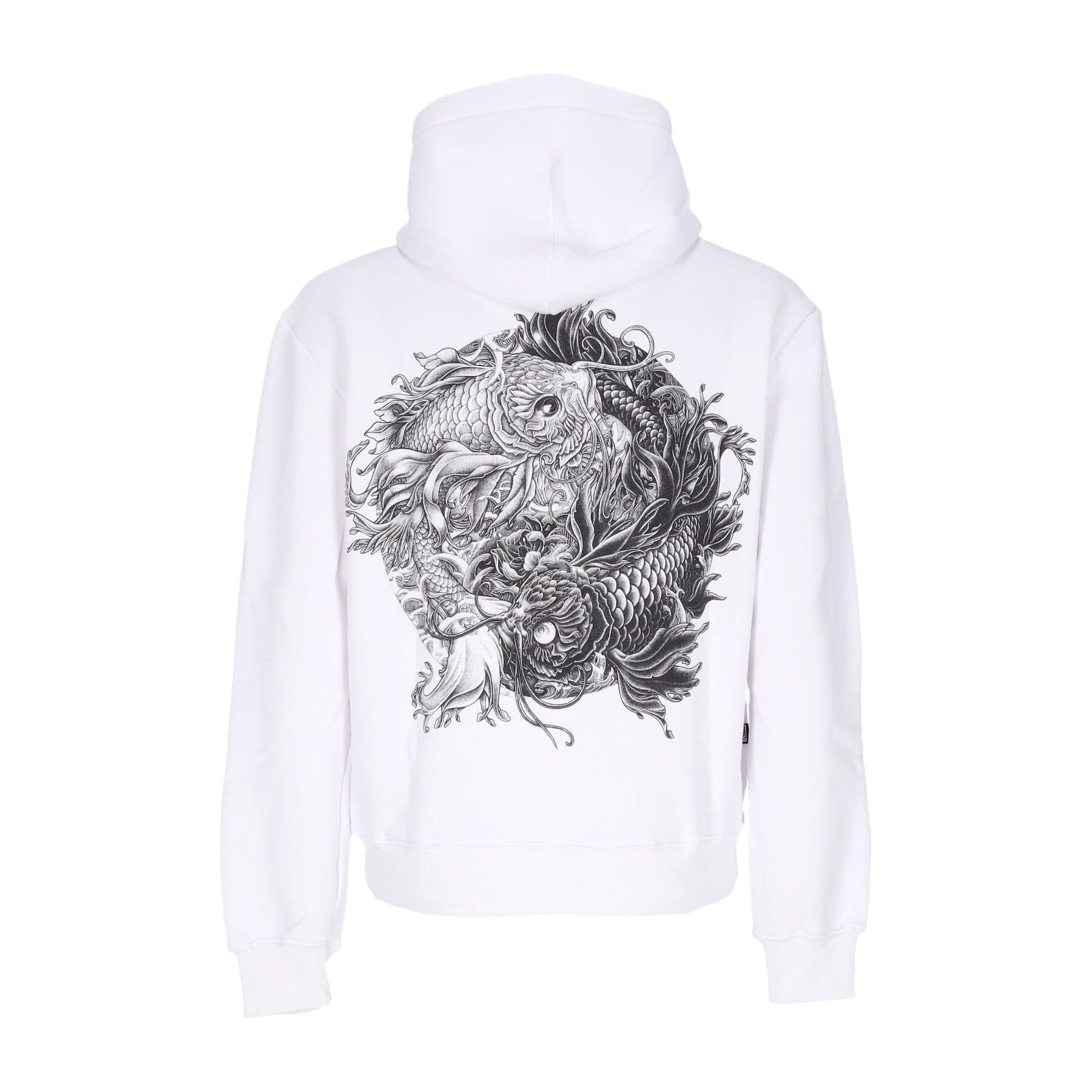 DOLLY NOIRE Felpa Cappuccio Uomo Tao Hoodie White - 3