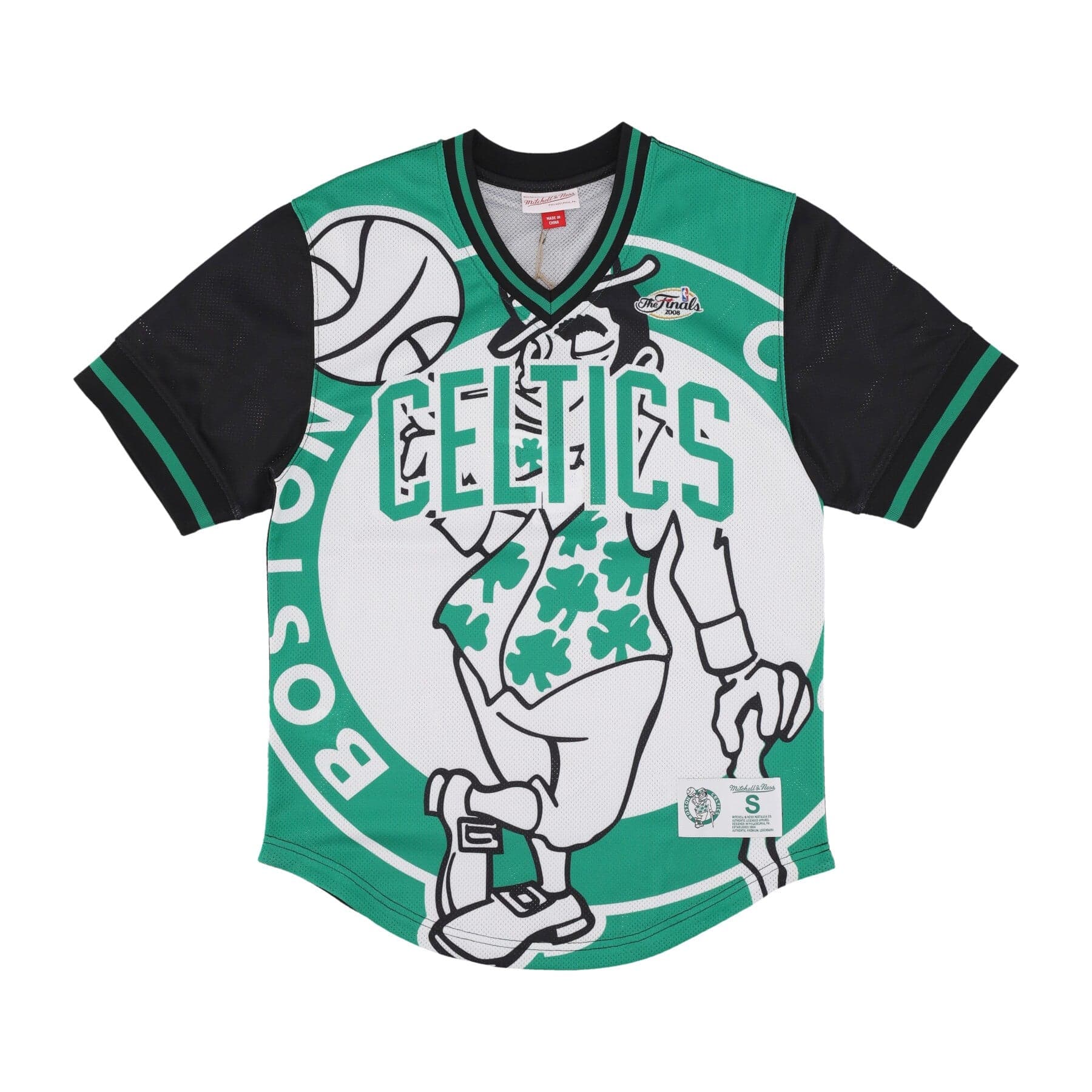 MITCHELL &amp; NESS Casacca Uomo Nba Jumbotron 3.0 Mesh V-neck Boscel Multi/white - 3