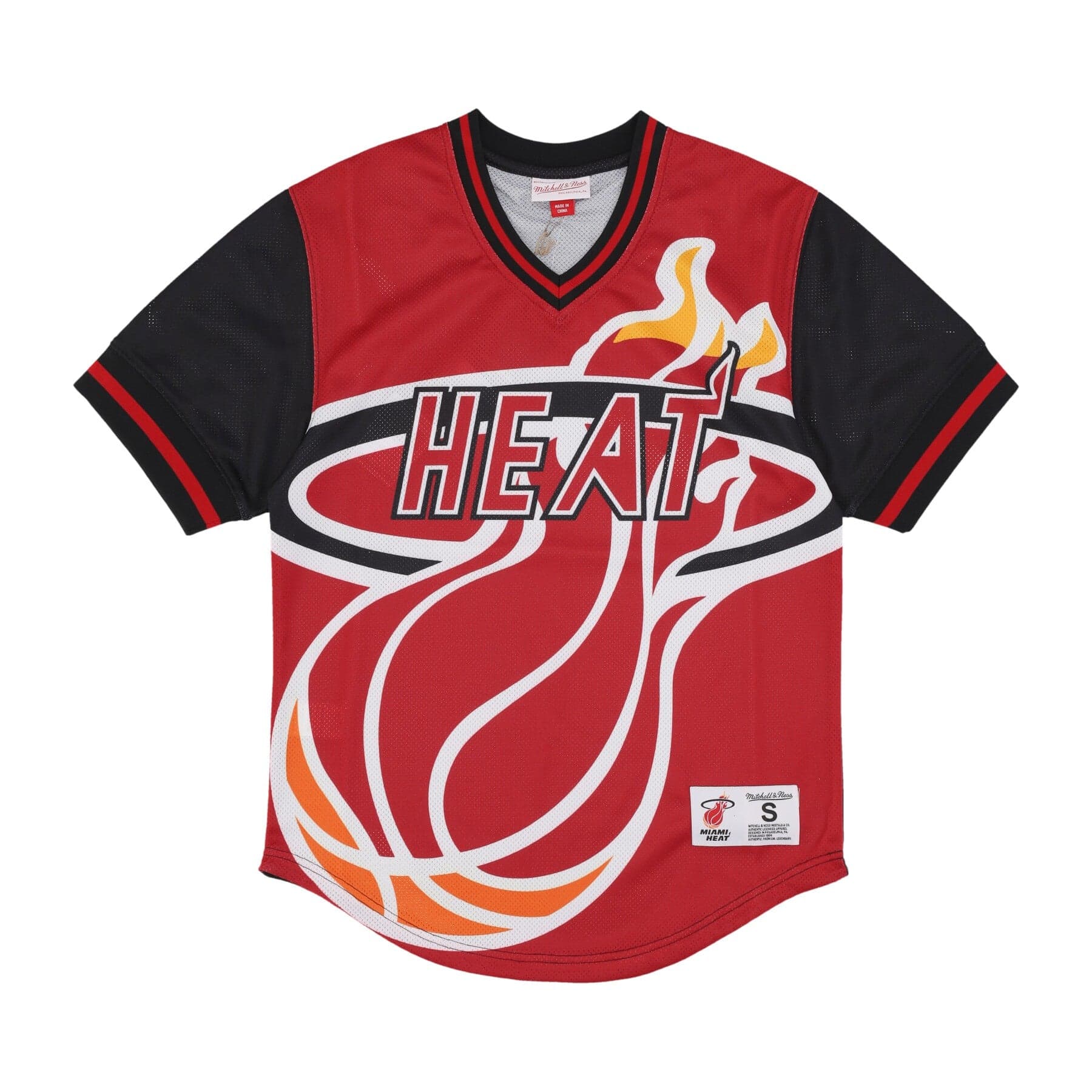 MITCHELL &amp; NESS Casacca Uomo Nba Jumbotron 3.0 Mesh V-neck Miahea Multi/white - 3
