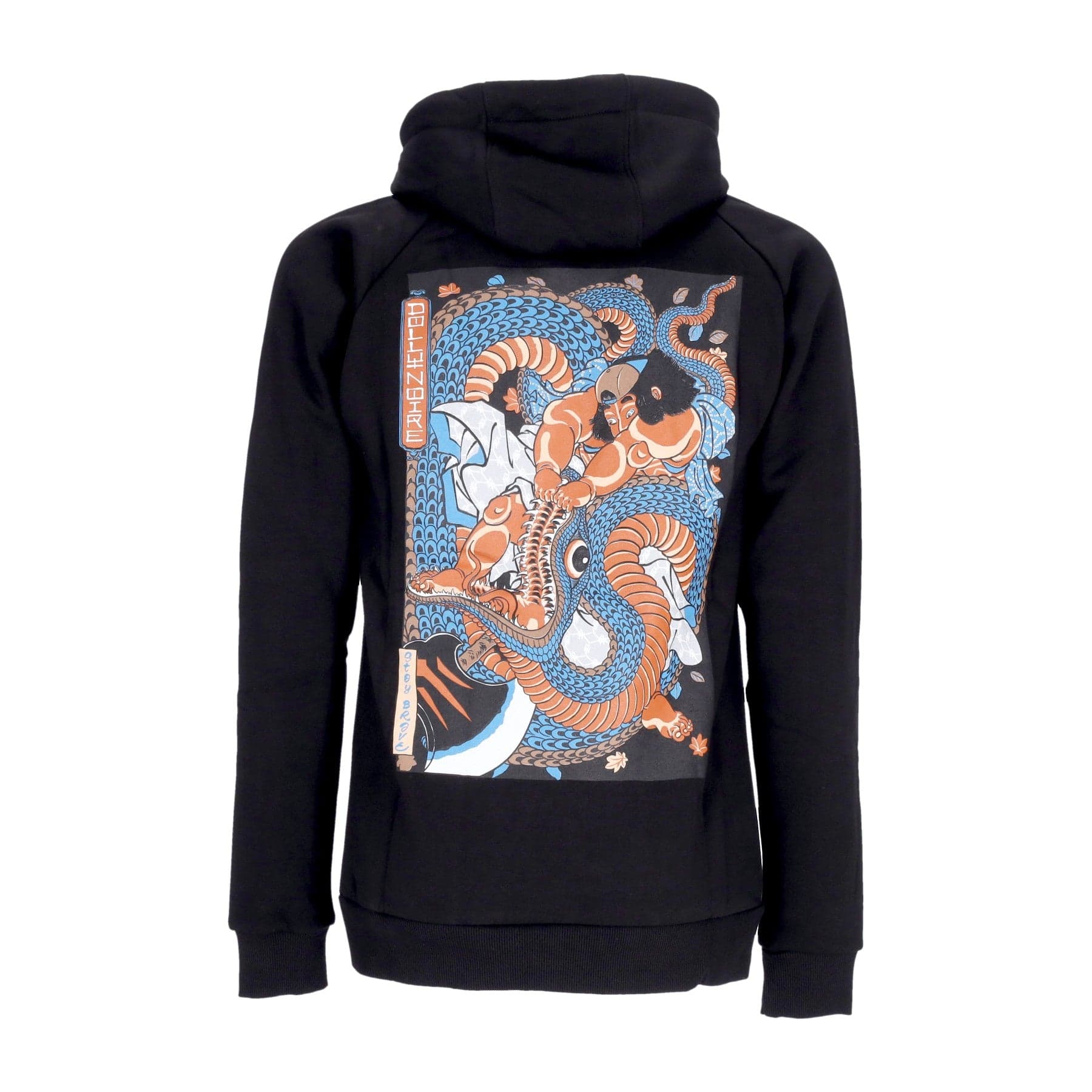 DOLLY NOIRE Felpa Cappuccio Uomo Kunyoshi Hoodie Black/red/blue - 4