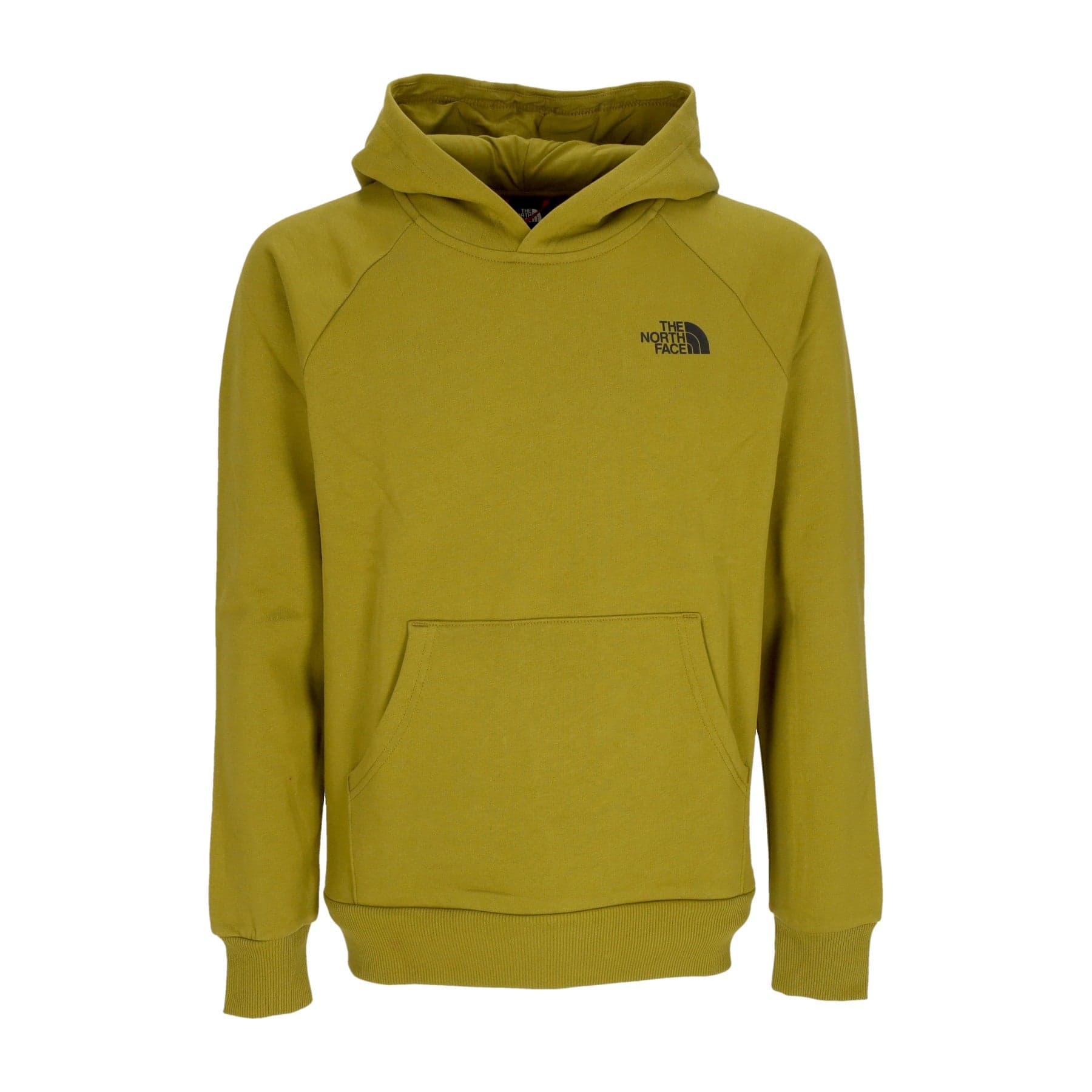THE NORTH FACE Felpa Cappuccio Uomo Raglan Redbox Hoodie Sulphur Moss - 3