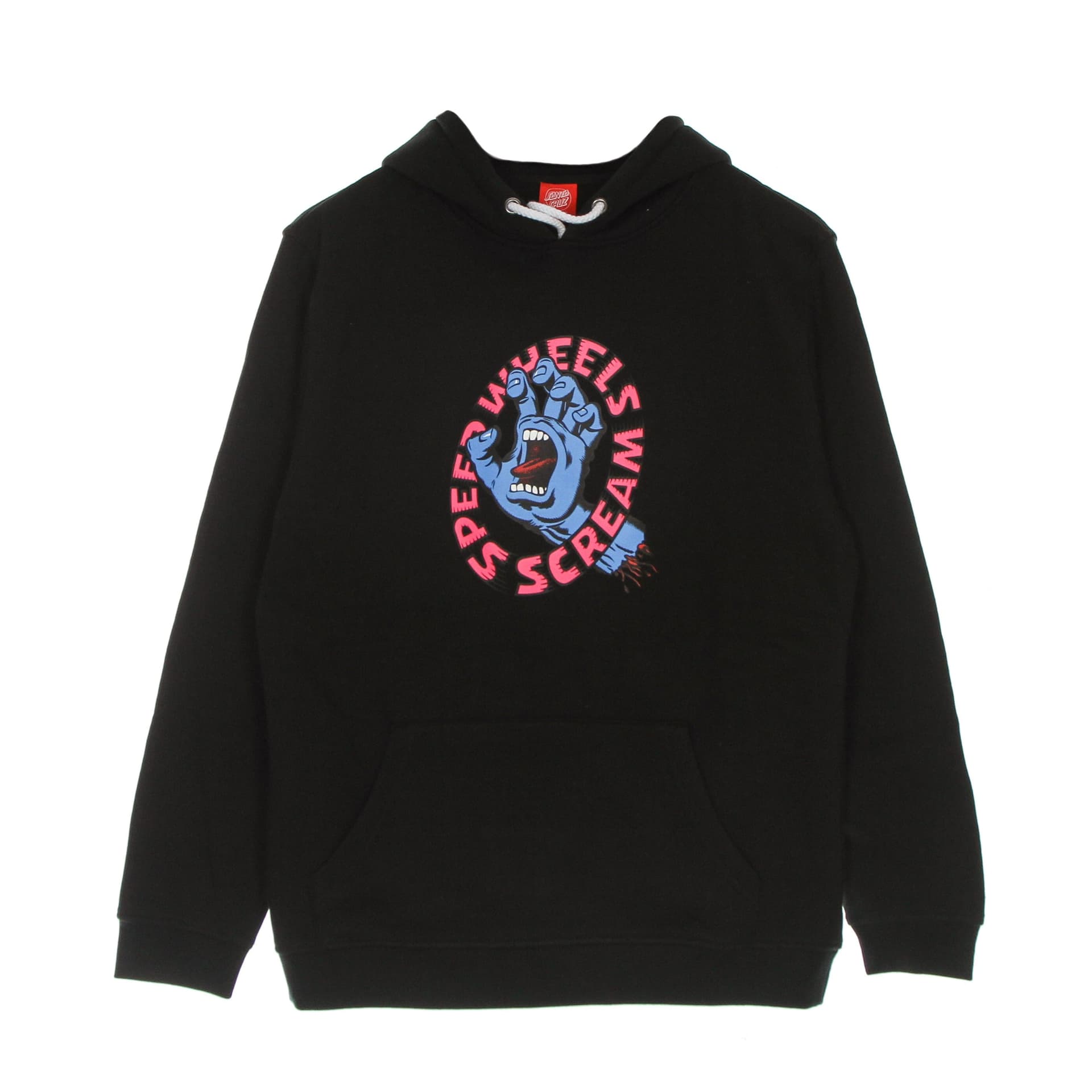 SANTA CRUZ Felpa Cappuccio Uomo Sw Scream Hood Black - 4
