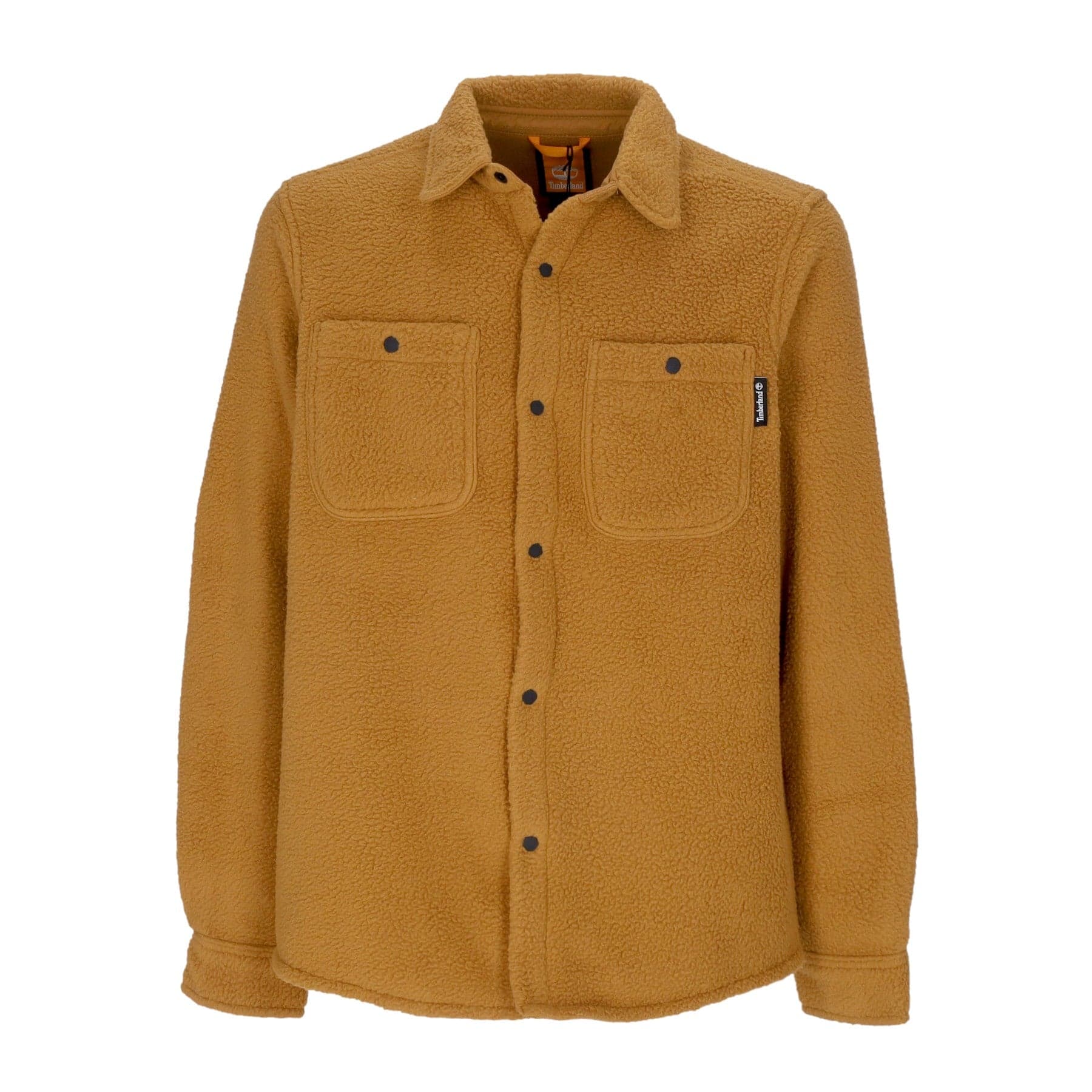 TIMBERLAND Camicia Manica Lunga Uomo Fleece Overshirt Wheat Boot - 4