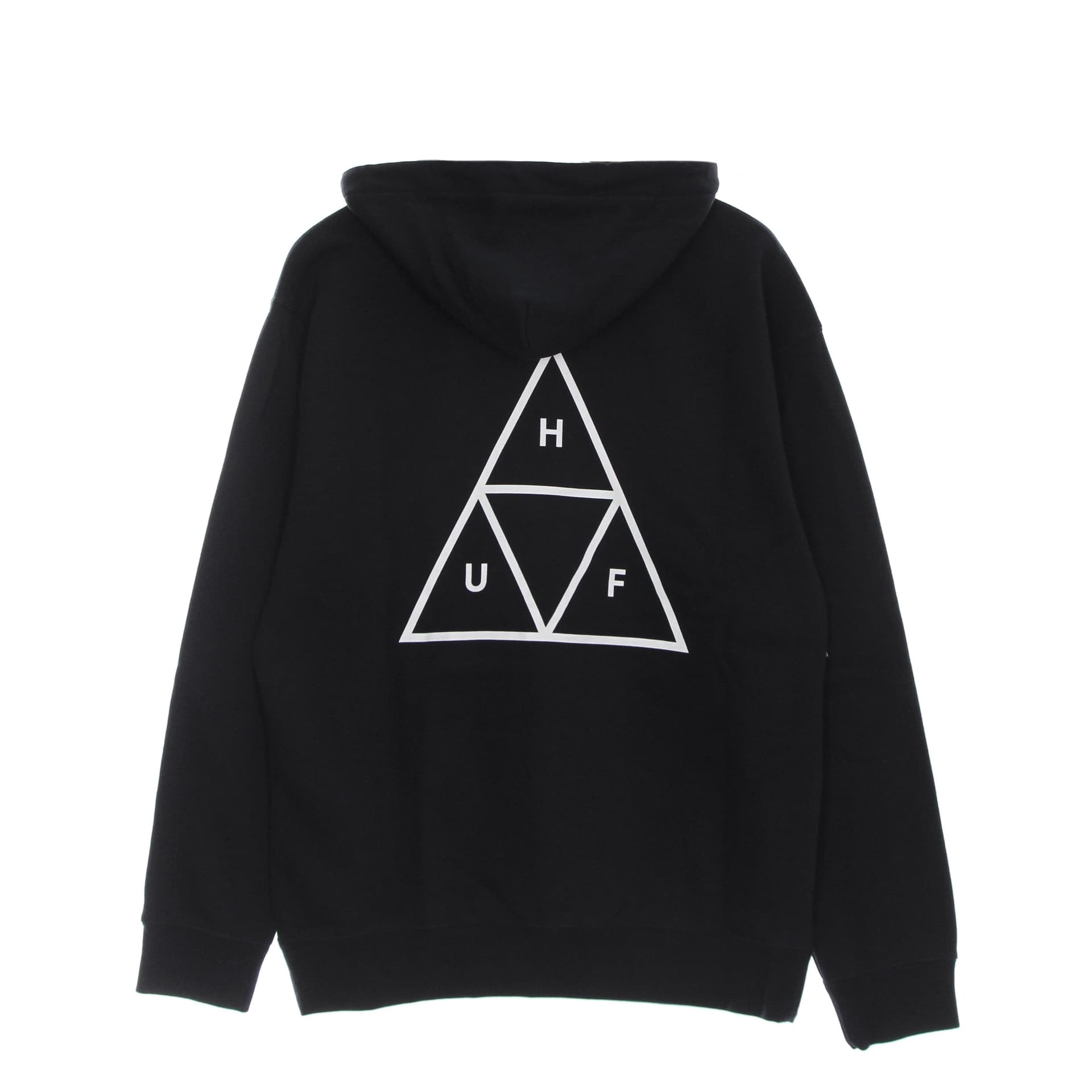 HUF Felpa Cappuccio Uomo Essentials Tt P/o Hoodie Navy - 4