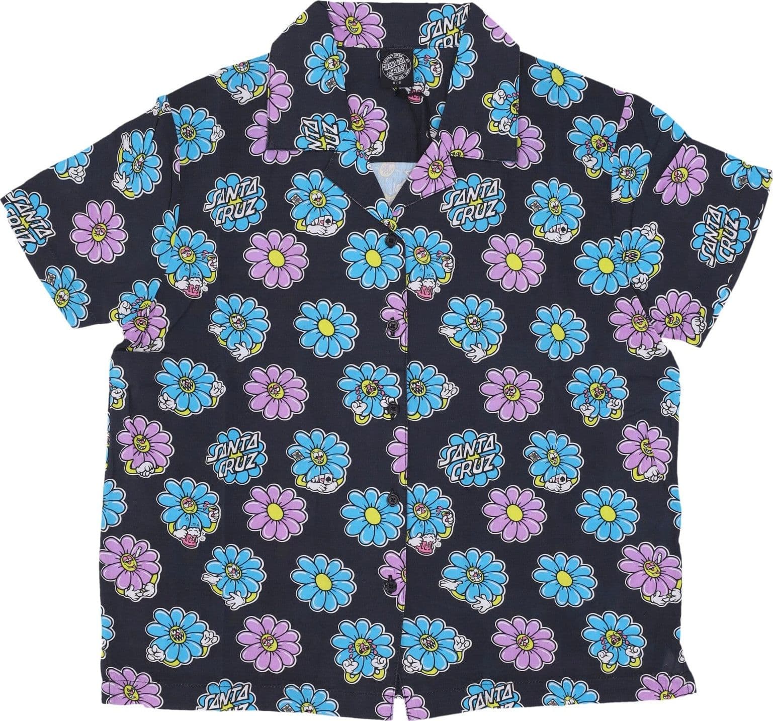 SANTA CRUZ Camicia Manica Corta Donna Wildflower S/s Shirt Multi