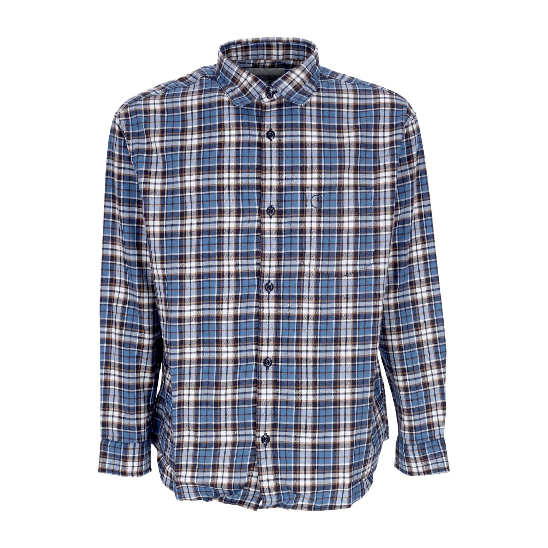 CARHARTT WIP Camicia Manica Lunga Uomo Yuma L/s Shirt Storm Blue - 3