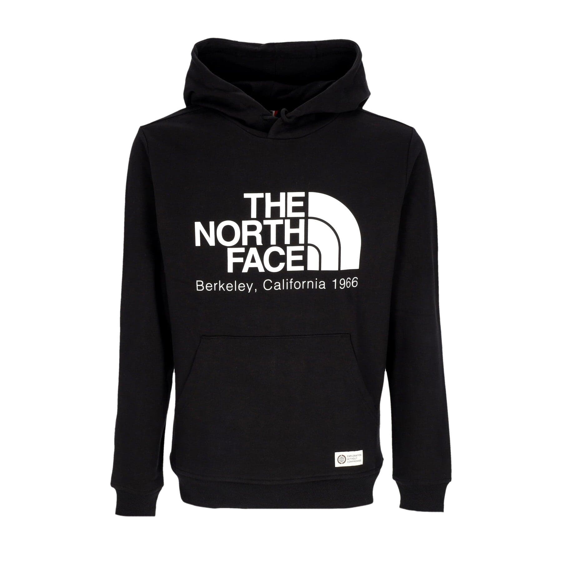 THE NORTH FACE Felpa Leggera Cappuccio Uomo Berkeley California Hoodie Black - 3