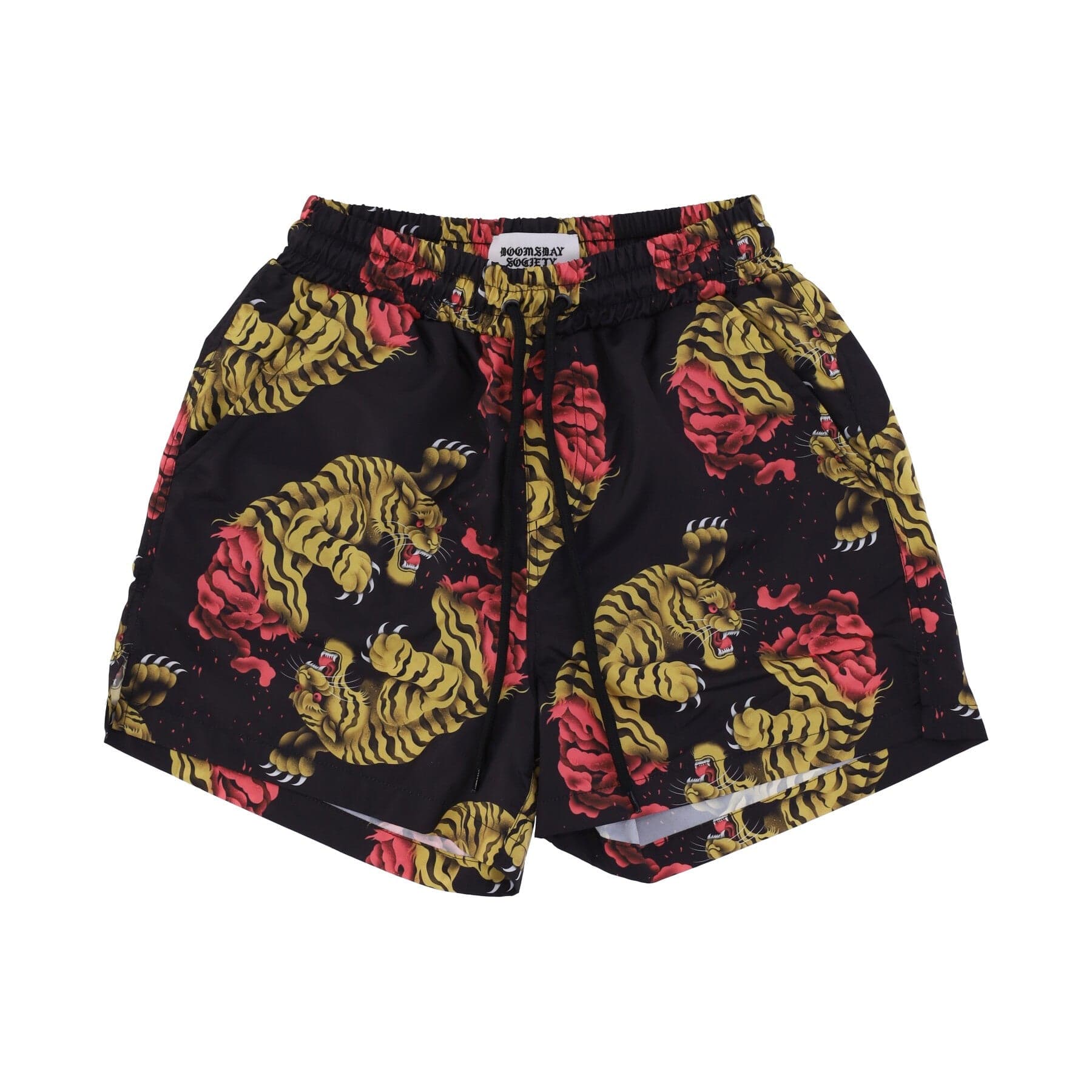DOOMSDAY Costume Pantaloncino Uomo Endless Fight Boardshorts Black Alloverprint - 3
