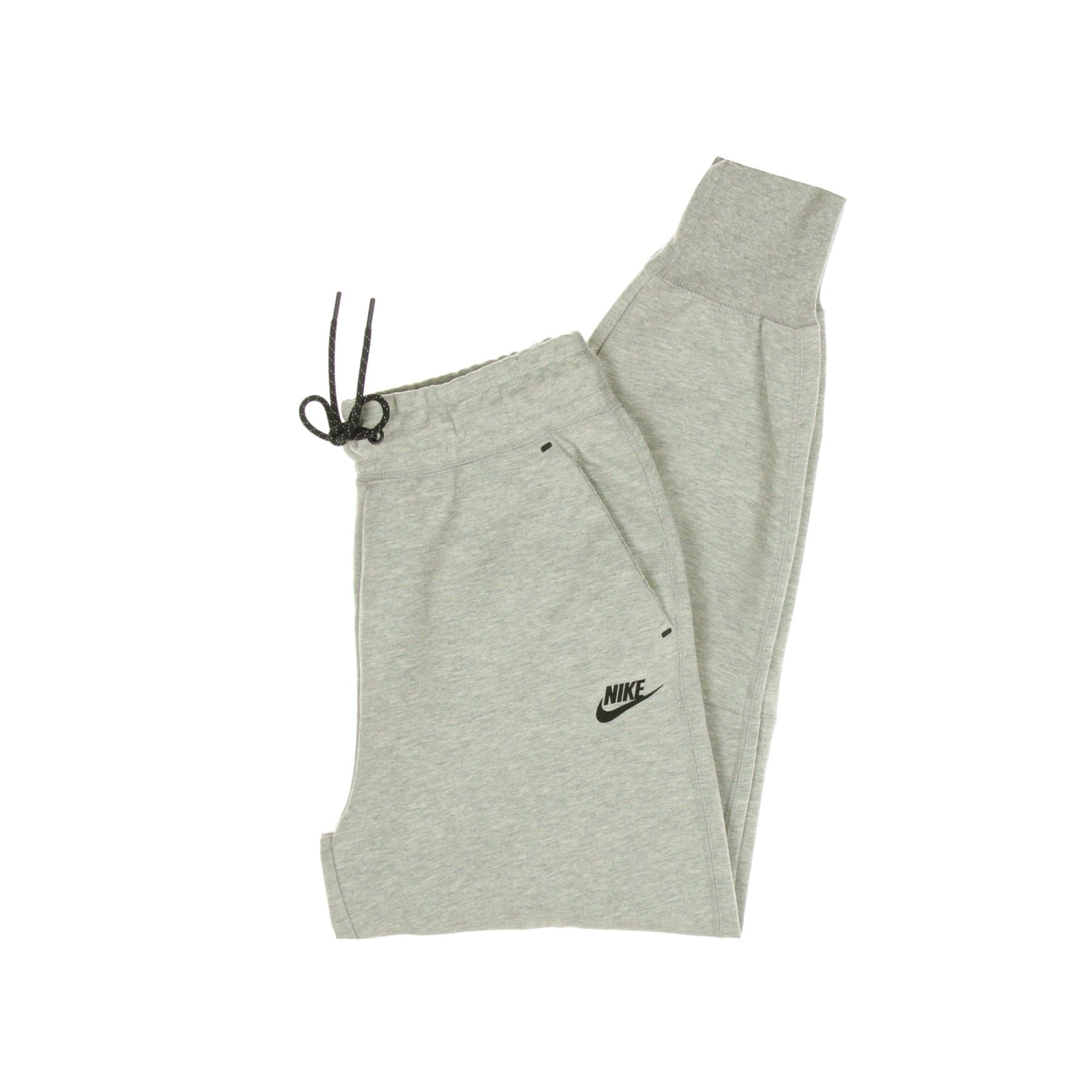 Nike Pantalone Tuta Leggero Donna Sportswear Tech Fleece Dk Grey Heather/black - 7
