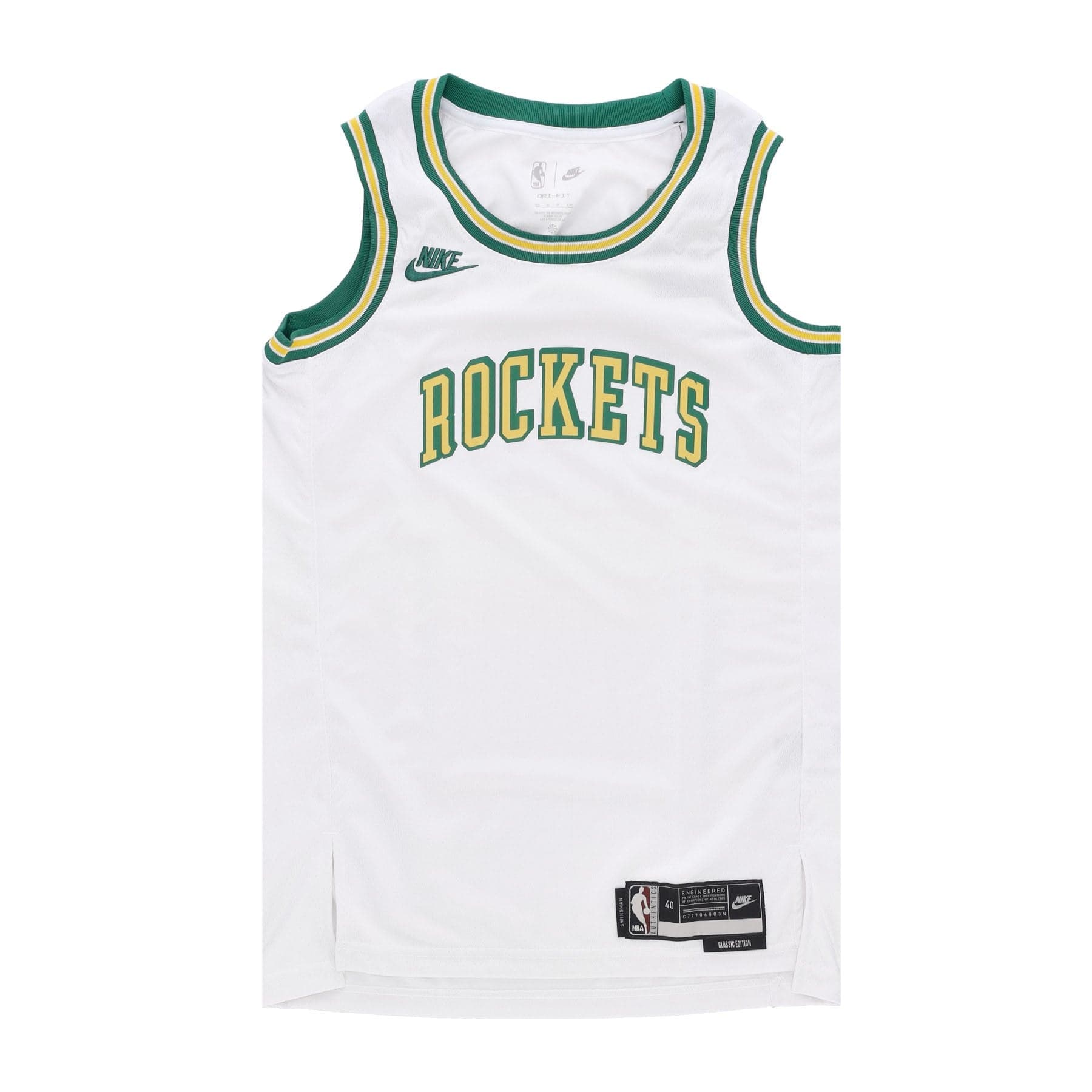 NIKE NBA Canotta Basket Uomo Nba Hwc B22 Dri-fit Swingman Jersey Houroc White/clover - 4