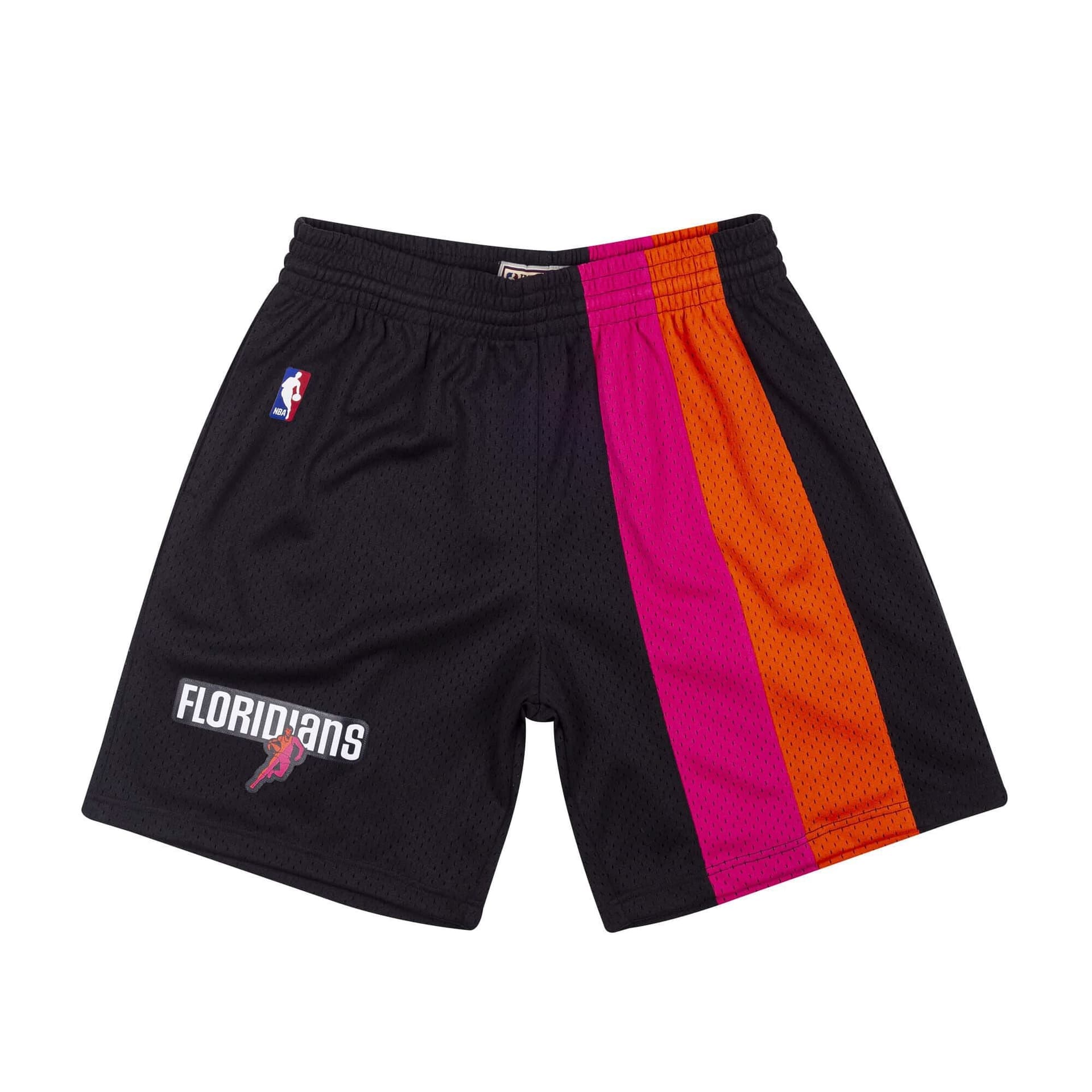 MITCHELL &amp; NESS Pantaloncino Basket Uomo Nba Swingman Shorts Hardwood Classics 2005 Miahea Original Team Colors - 6