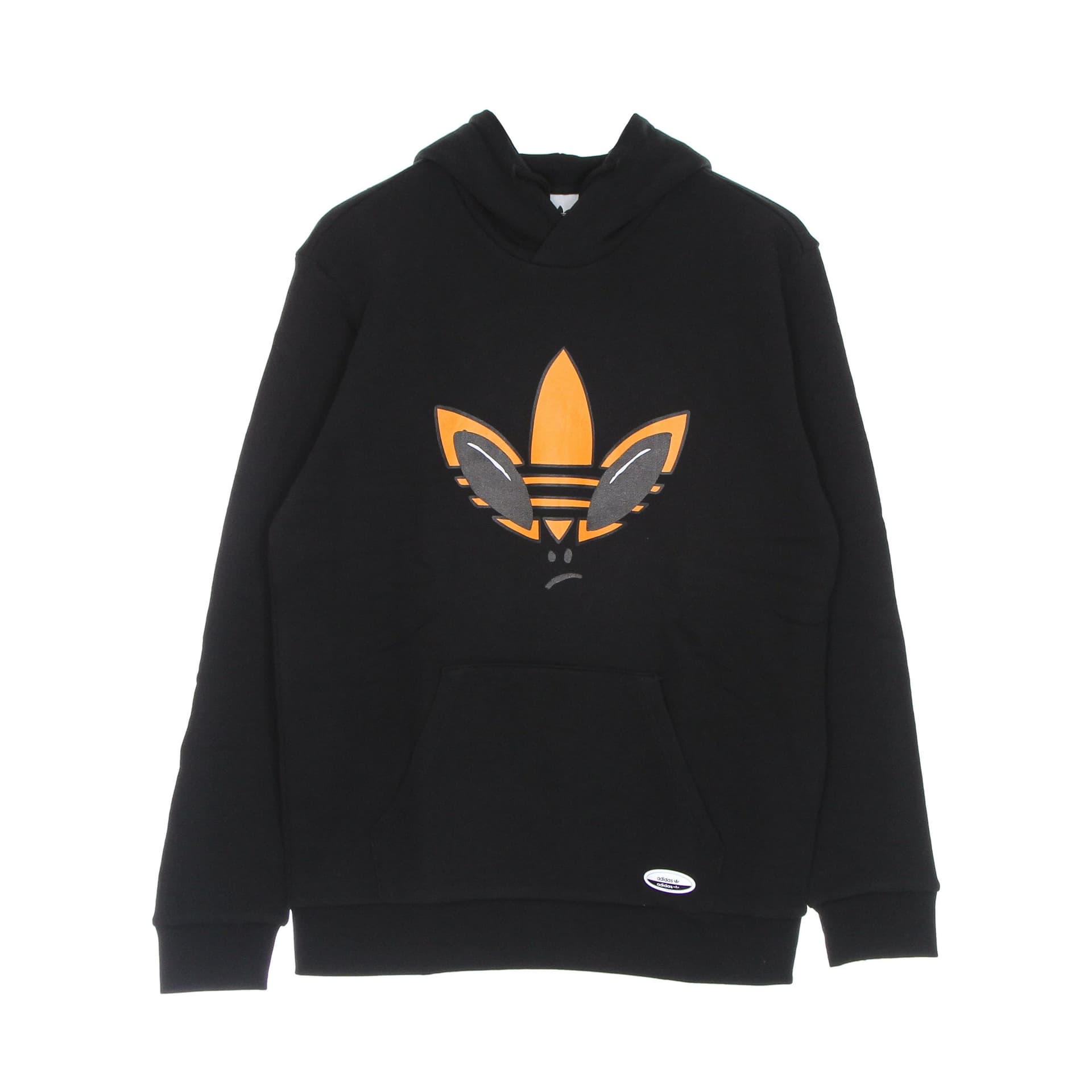 Adidas Felpa Leggera Cappuccio Uomo Q1 Hoodie Black - 5