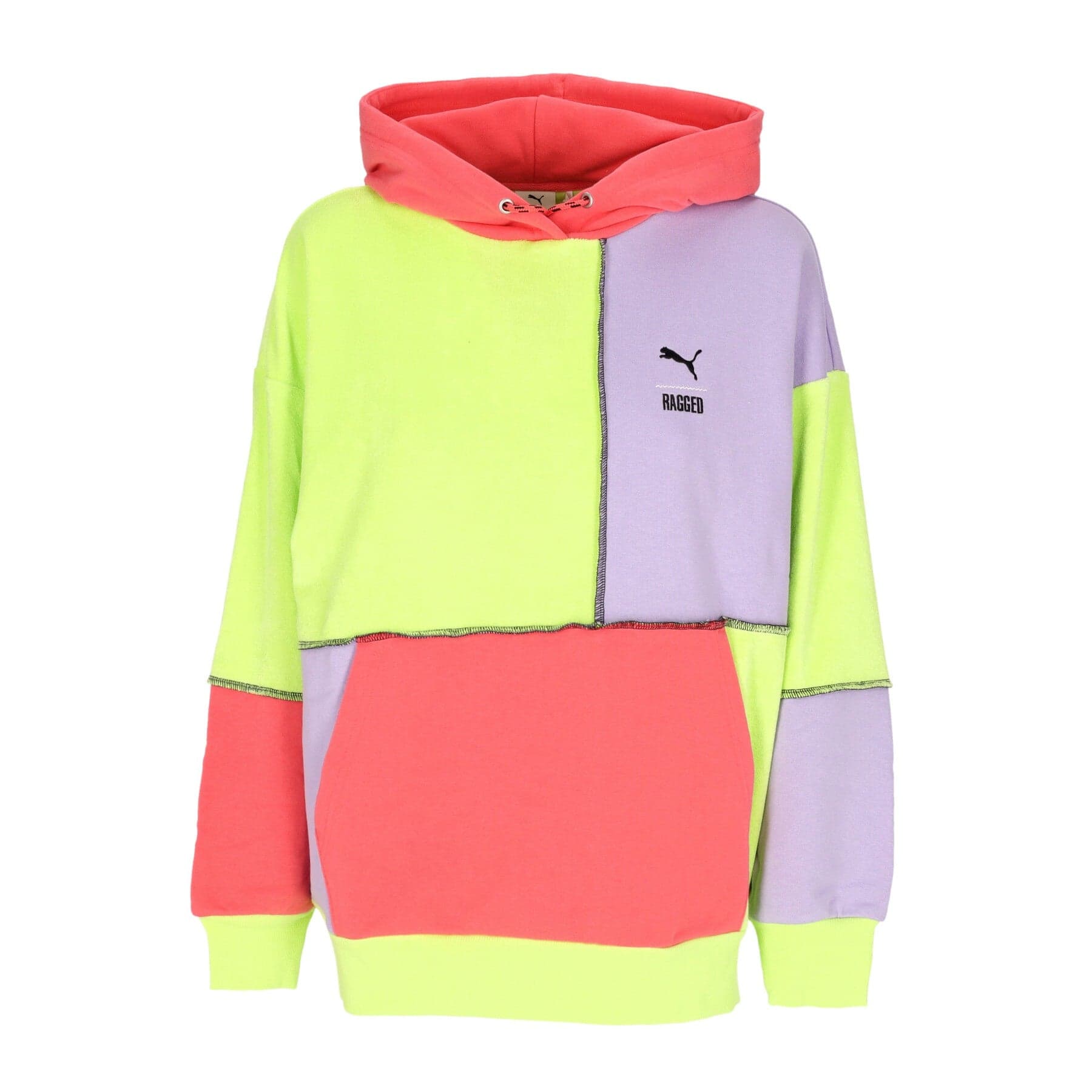 PUMA Felpa Leggera Cappuccio Donna Hoodie X the Ragged Priest Lily Pad - 3