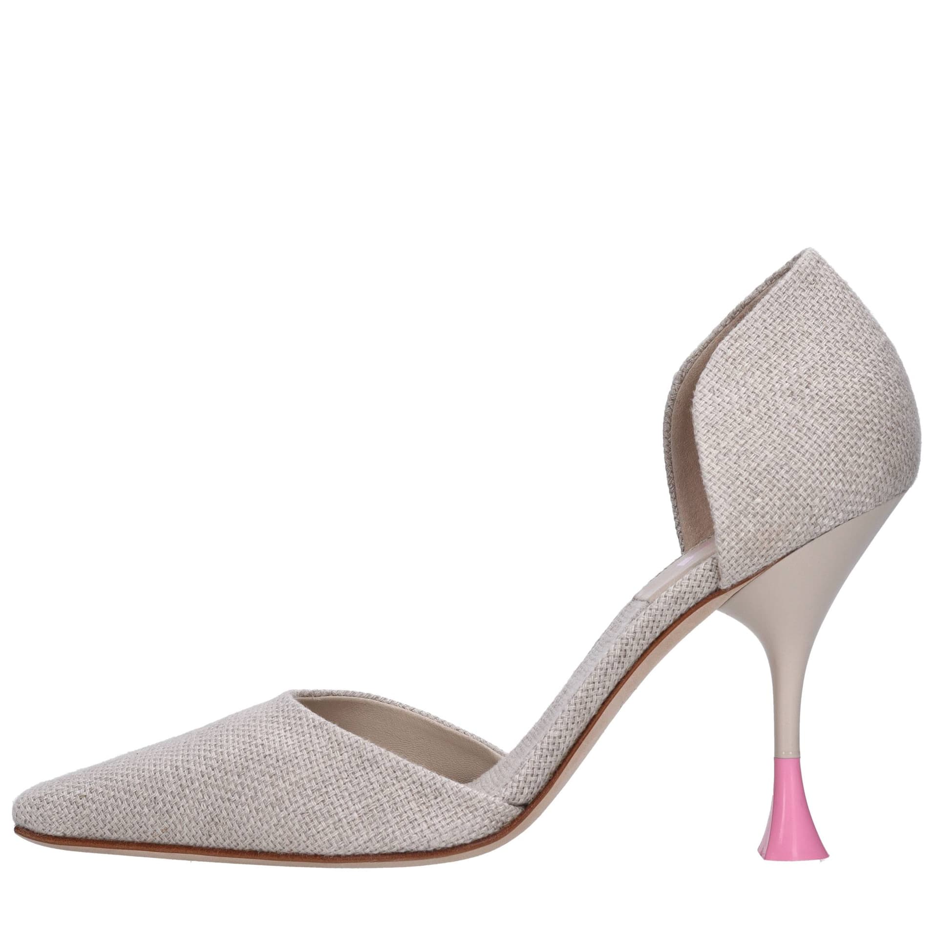 3JUIN  Scarpe con Tacco Panna - 6