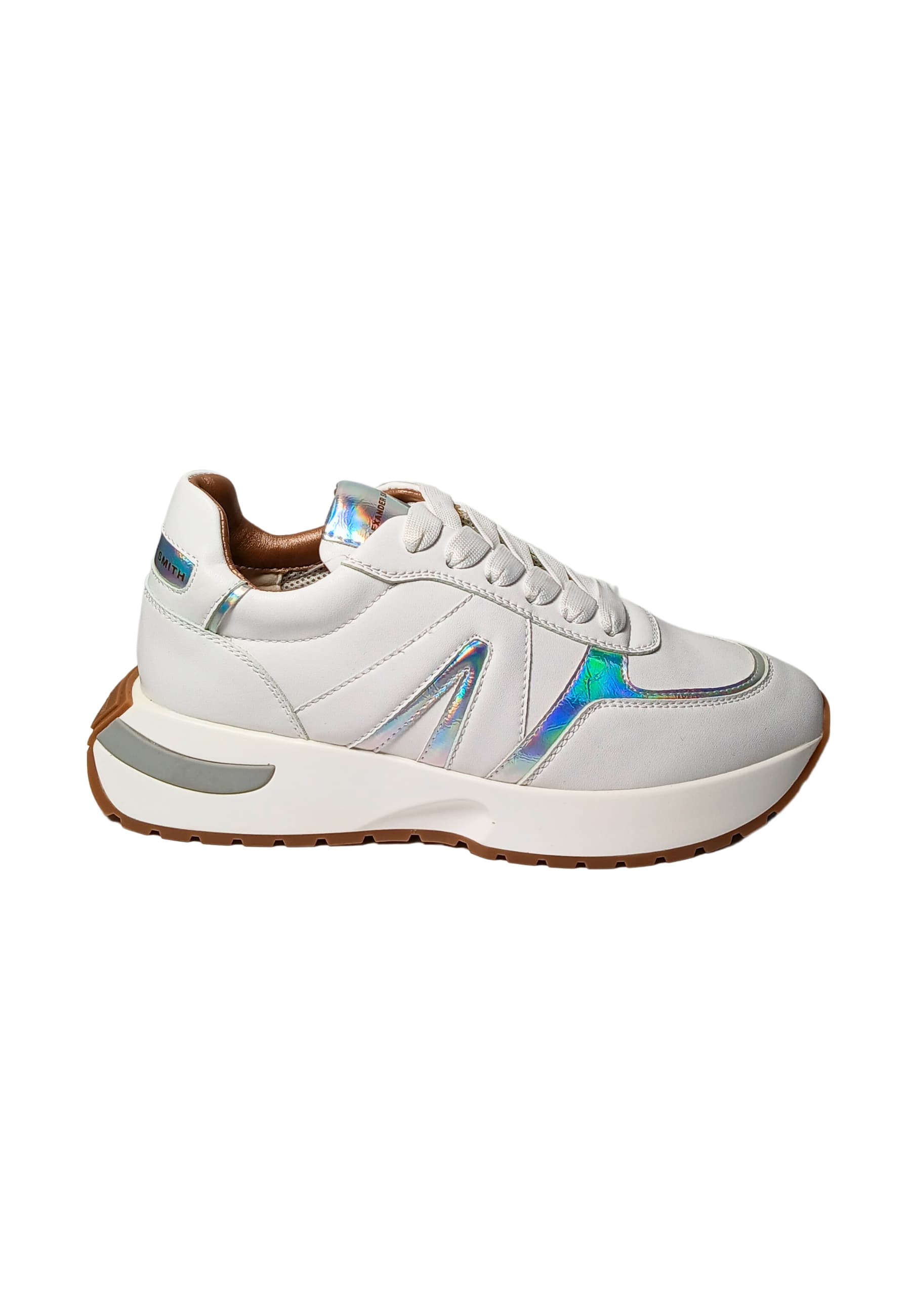 ALEXANDER SMITH Scarpe Donna Alexander Smith Hyde Woman-White iride silver - 5