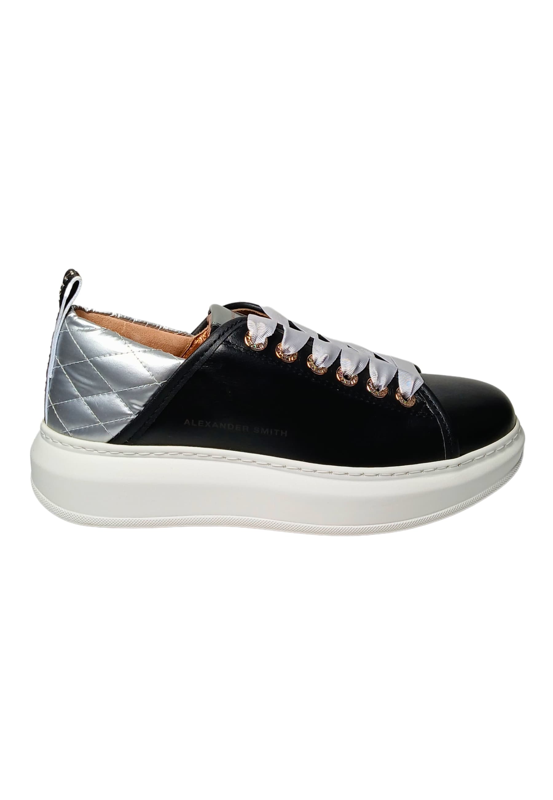 ALEXANDER SMITH Scarpe Donna Alexander Smith Wembley Woman- Black Matt Silver - 5