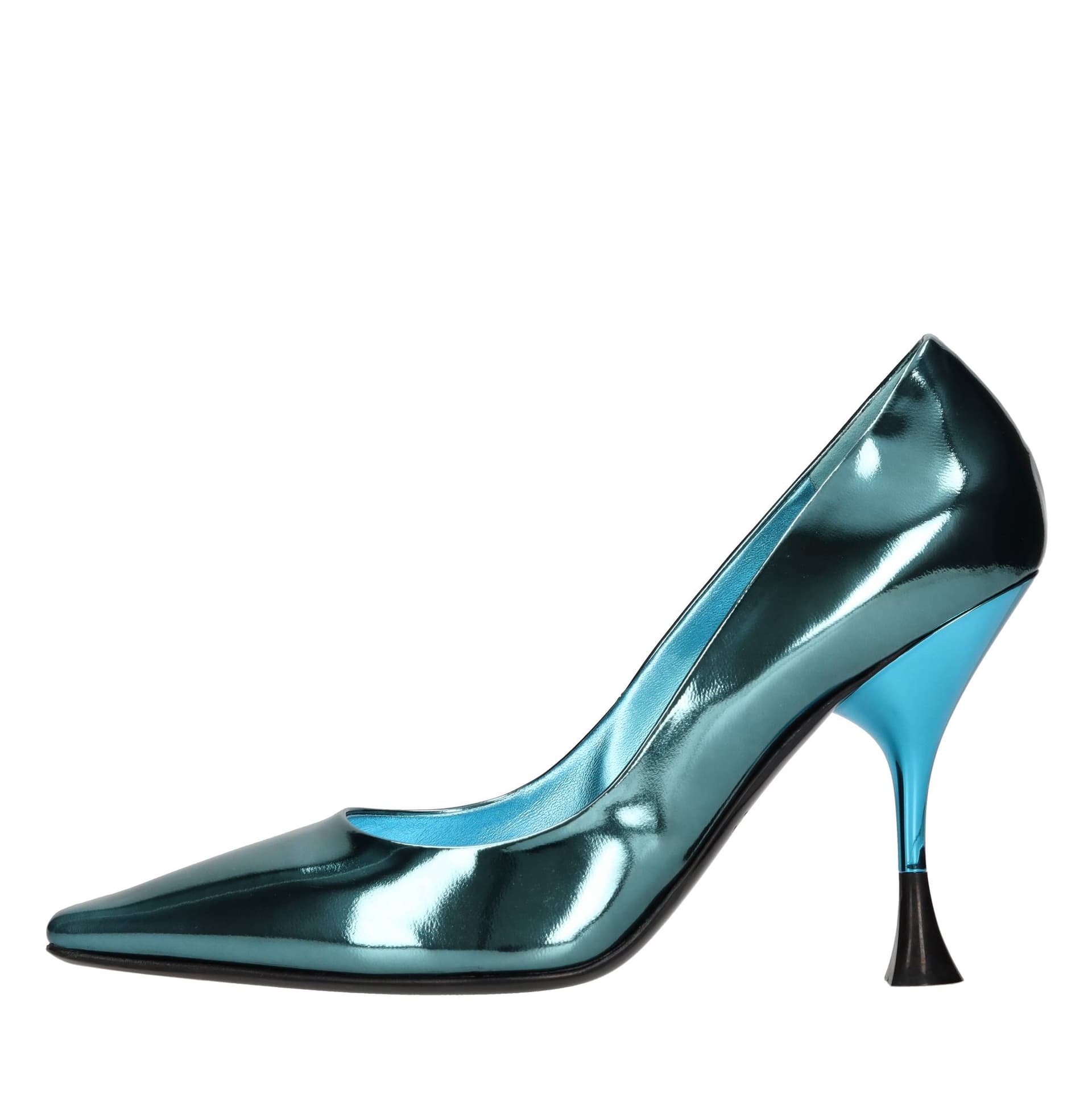 3JUIN  Scarpe con Tacco Verde - 6