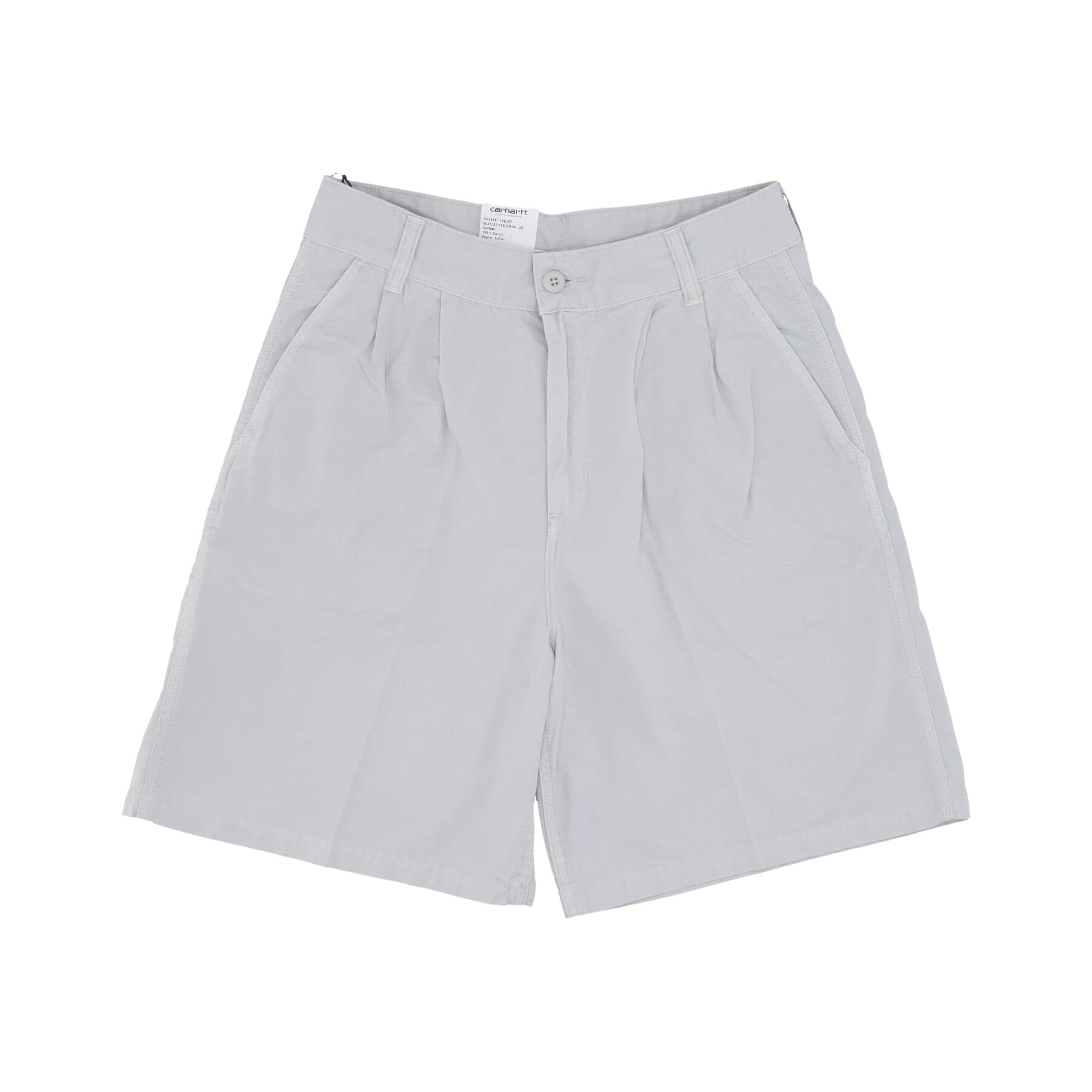 CARHARTT WIP Pantalone Corto Uomo Colston Short Sonic Silver Garment Dyed - 3
