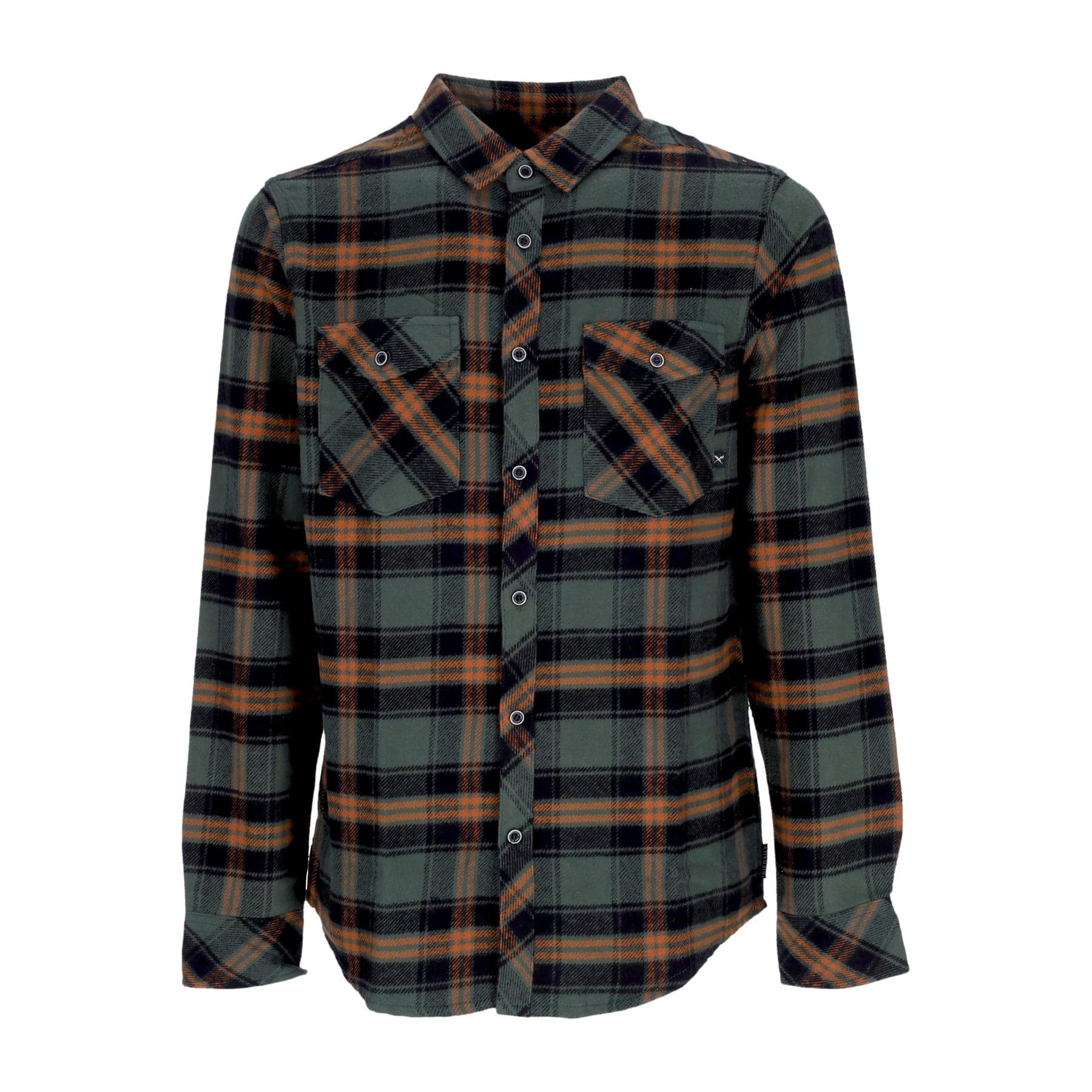 IRIEDAILY Camicia Manica Lunga Uomo Rosomako 2.0 L/s Shirt Olive - 4