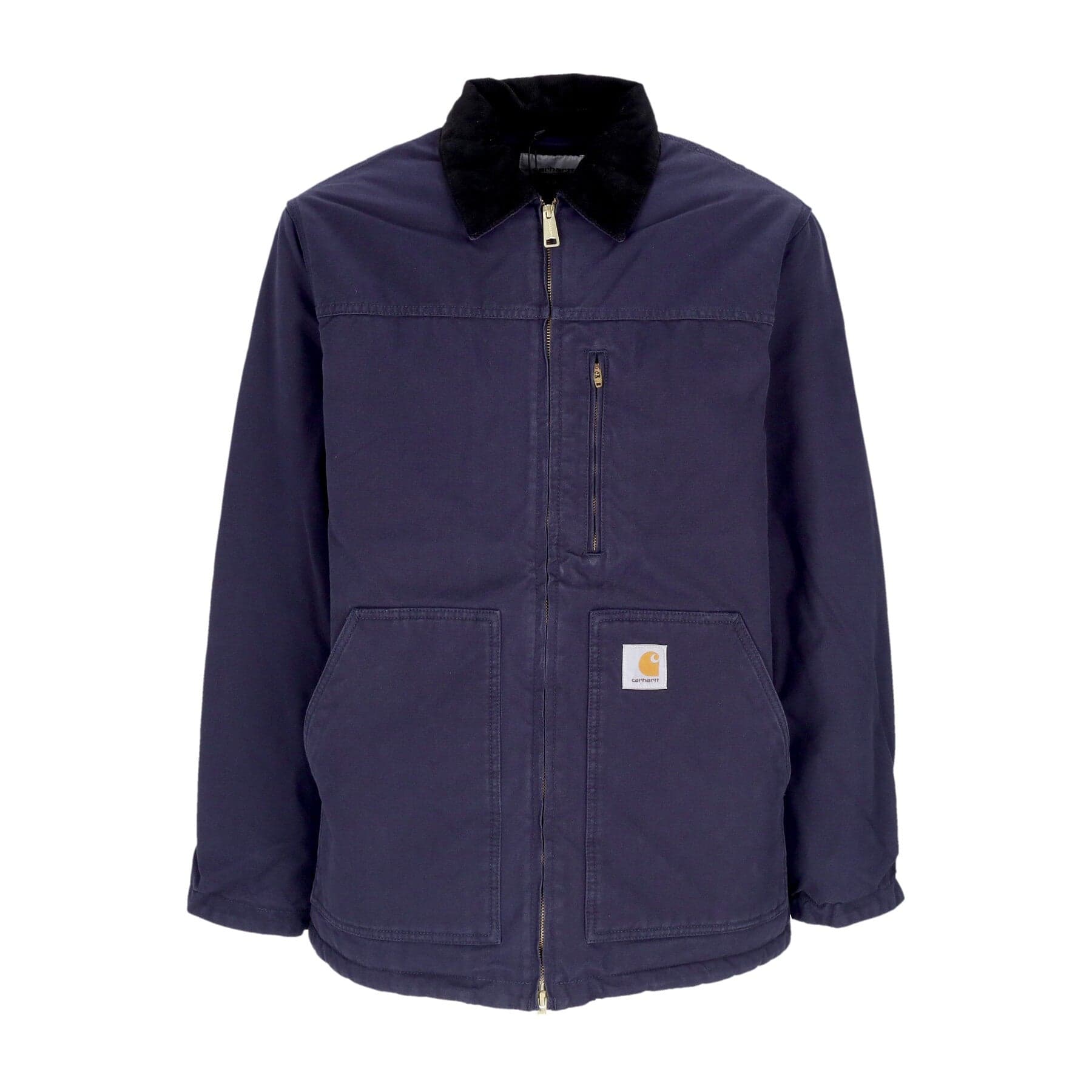 CARHARTT WIP Giubbotto Uomo Arlington Coat Dark Navy/black Rinsed - 4