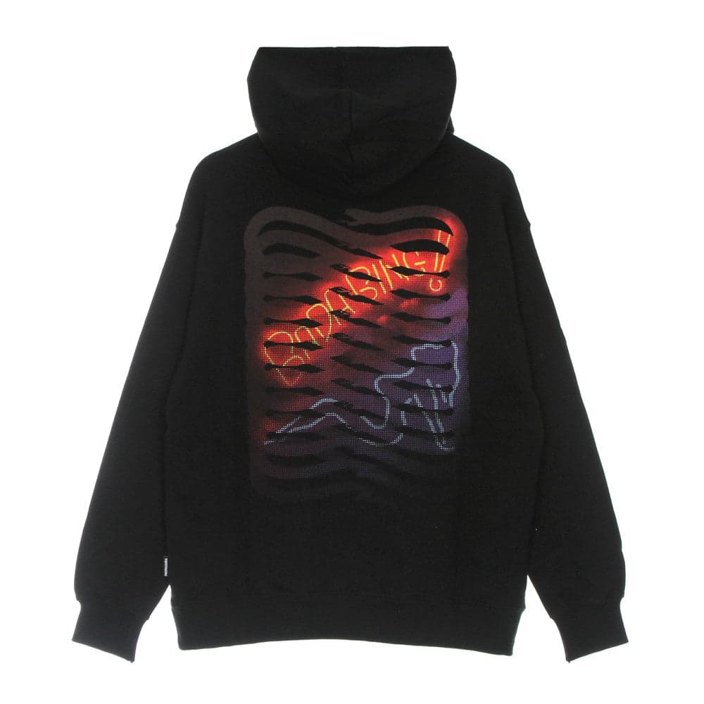 PROPAGANDA Felpa Leggera Cappuccio Uomo Gabagool Ribs Icon Hoodie Black - 4
