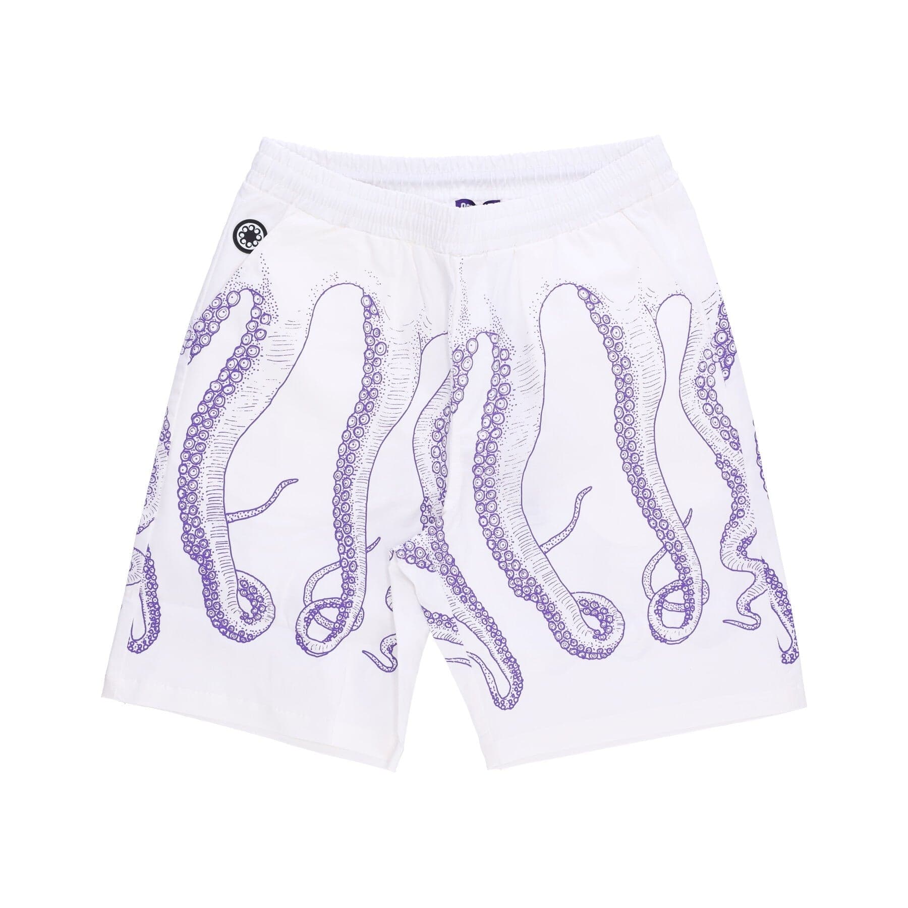 OCTOPUS Pantalone Corto Uomo Outline Jogger Short White/purple - 3