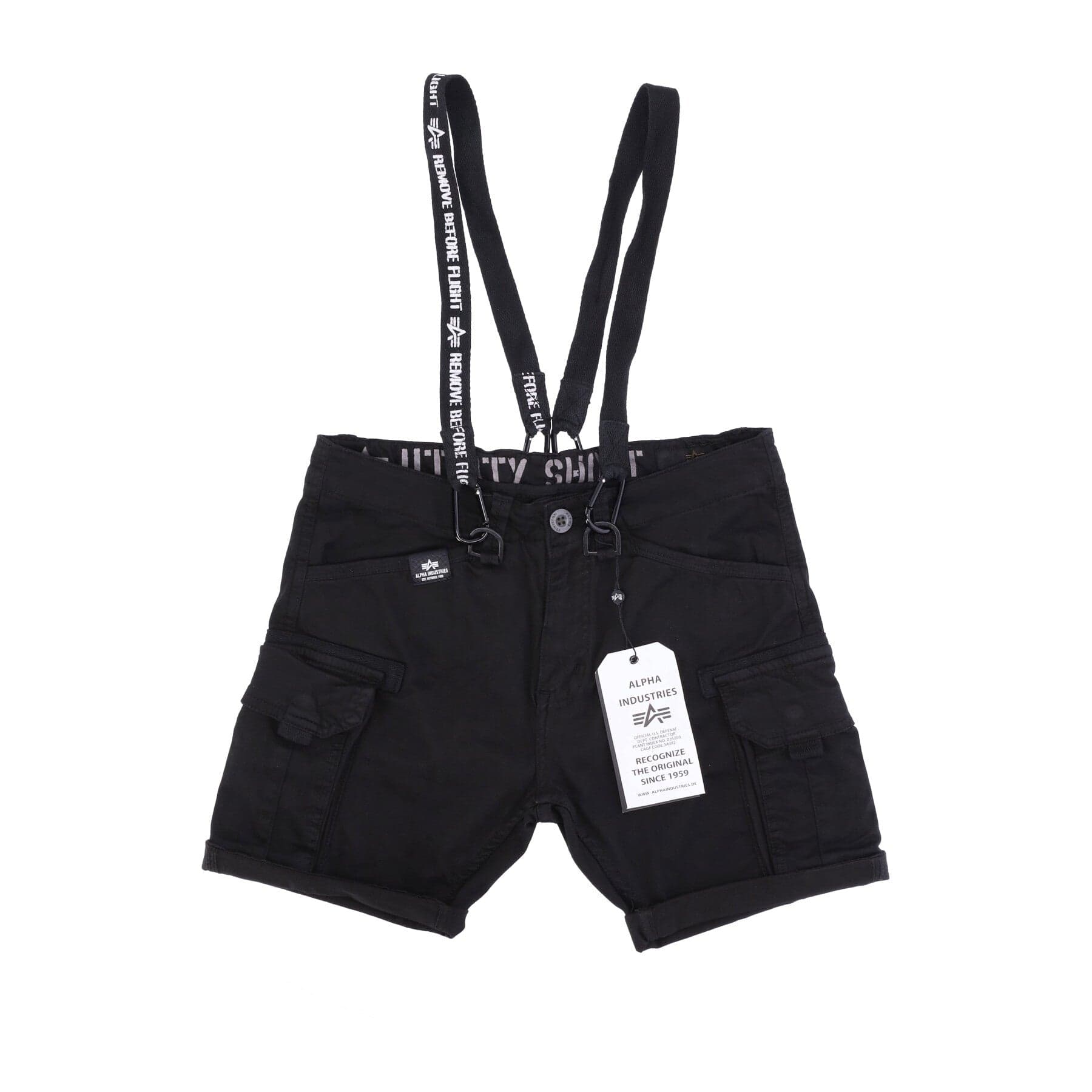 ALPHA INDUSTRIES Pantalone Corto Uomo Utility Short Black - 3
