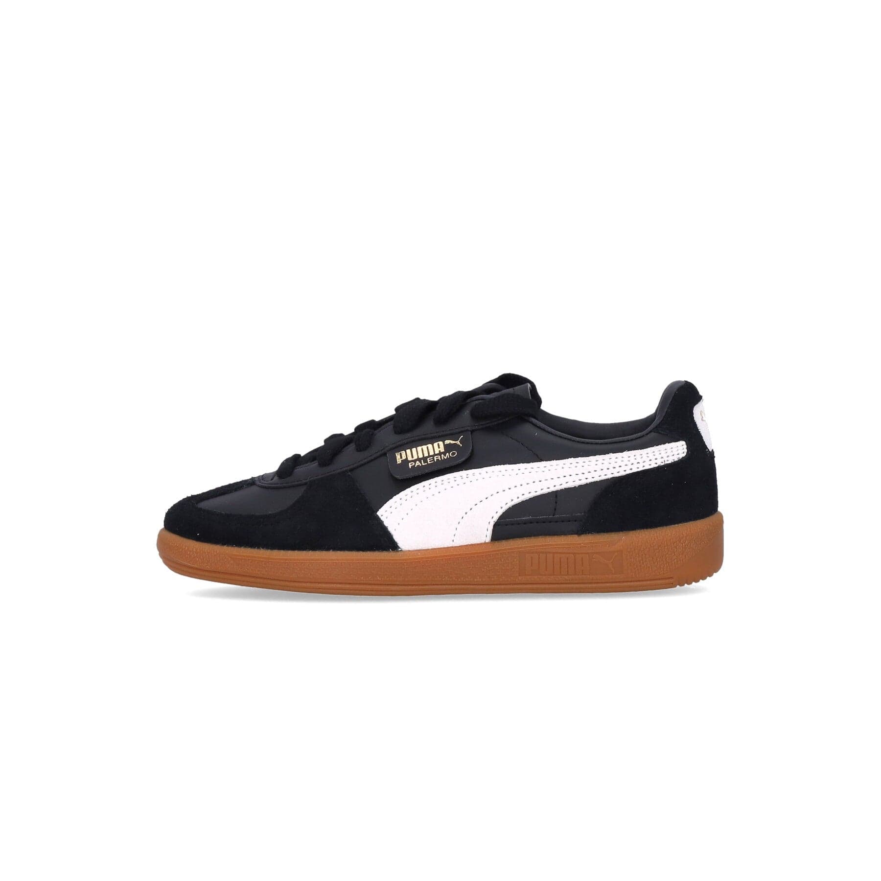 PUMA Scarpa Bassa Uomo Palermo Lth Black/feather Gray/gum - 7