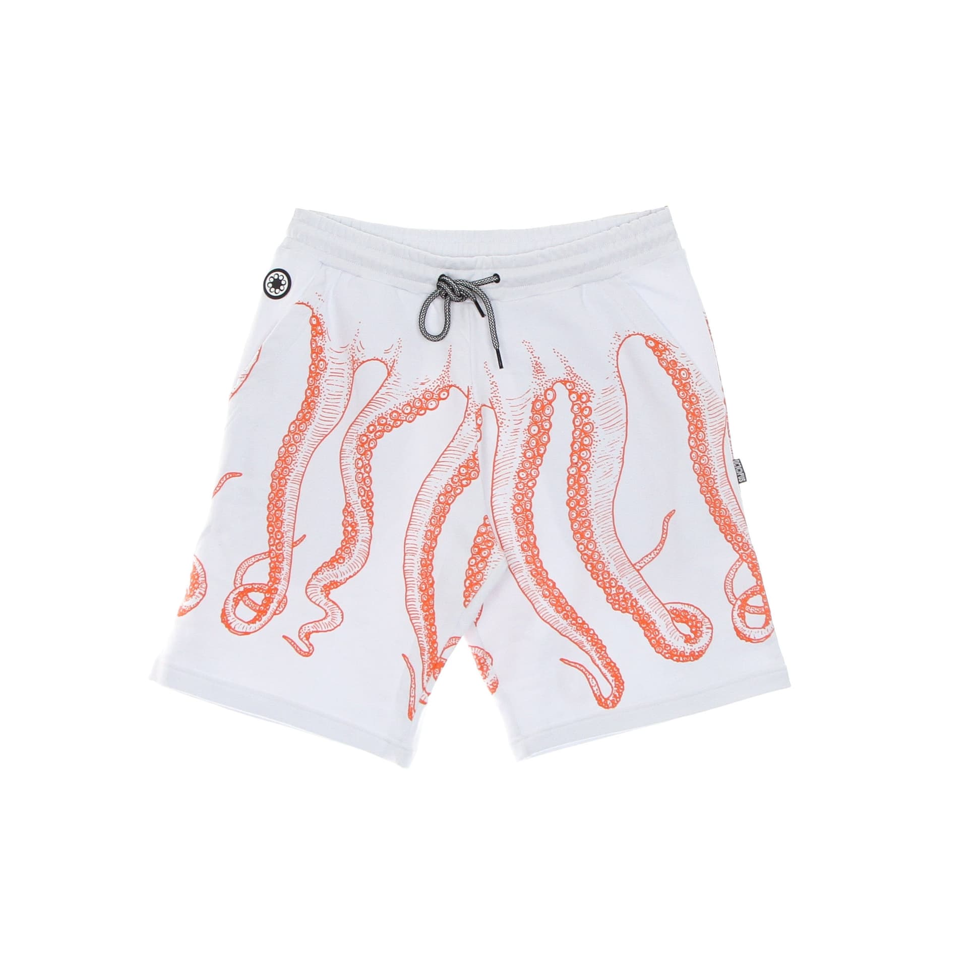OCTOPUS Pantalone Corto Tuta Uomo Outline Short White - 5