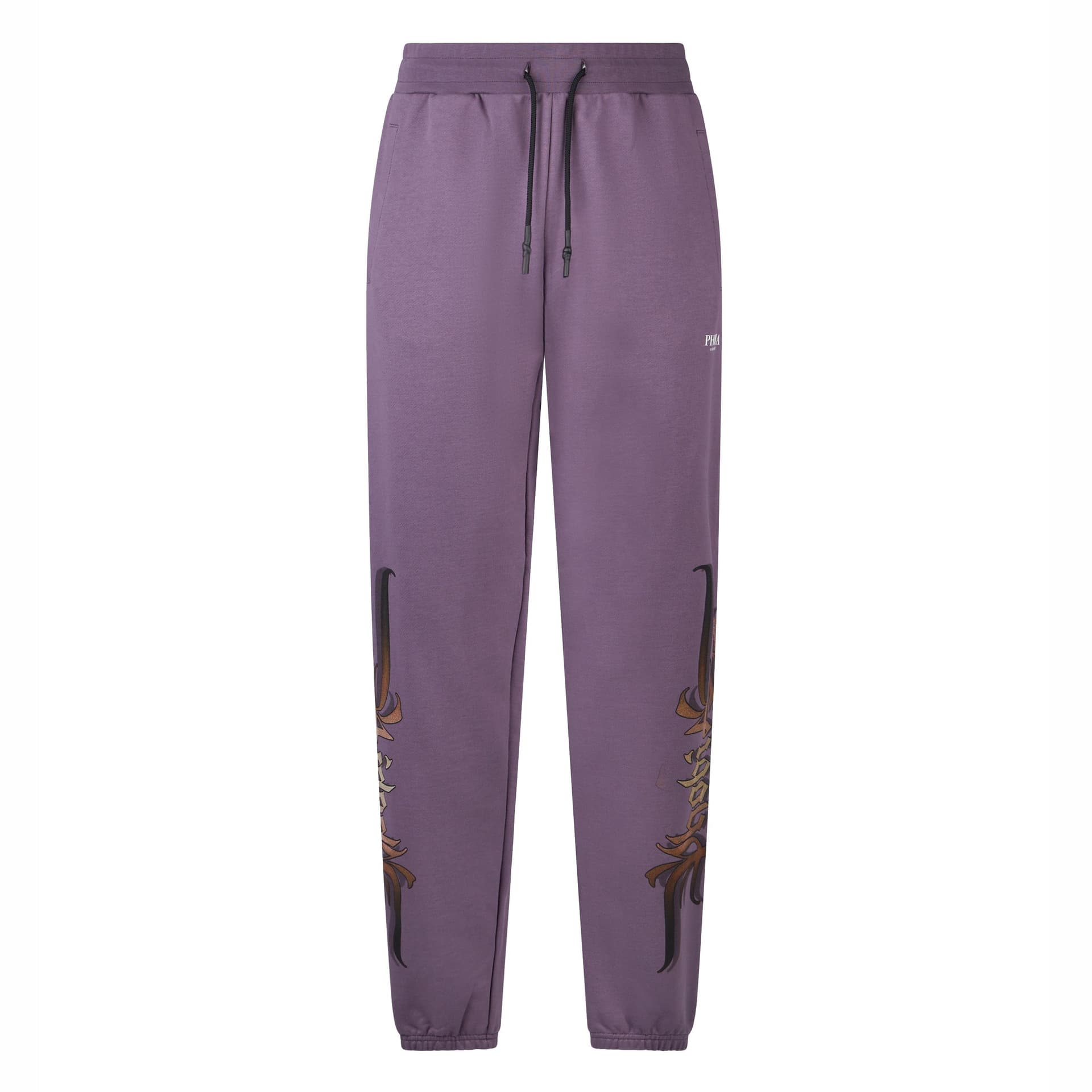 PHOBIA Pantalone Tuta Leggero Uomo Gothic Sh Print Pant Purple - 3