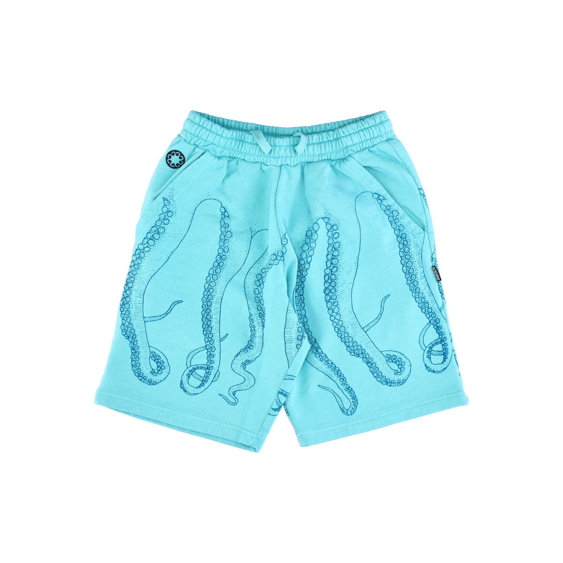 OCTOPUS Pantalone Corto Tuta Uomo Dyed Sweatshort Acquamarine - 3