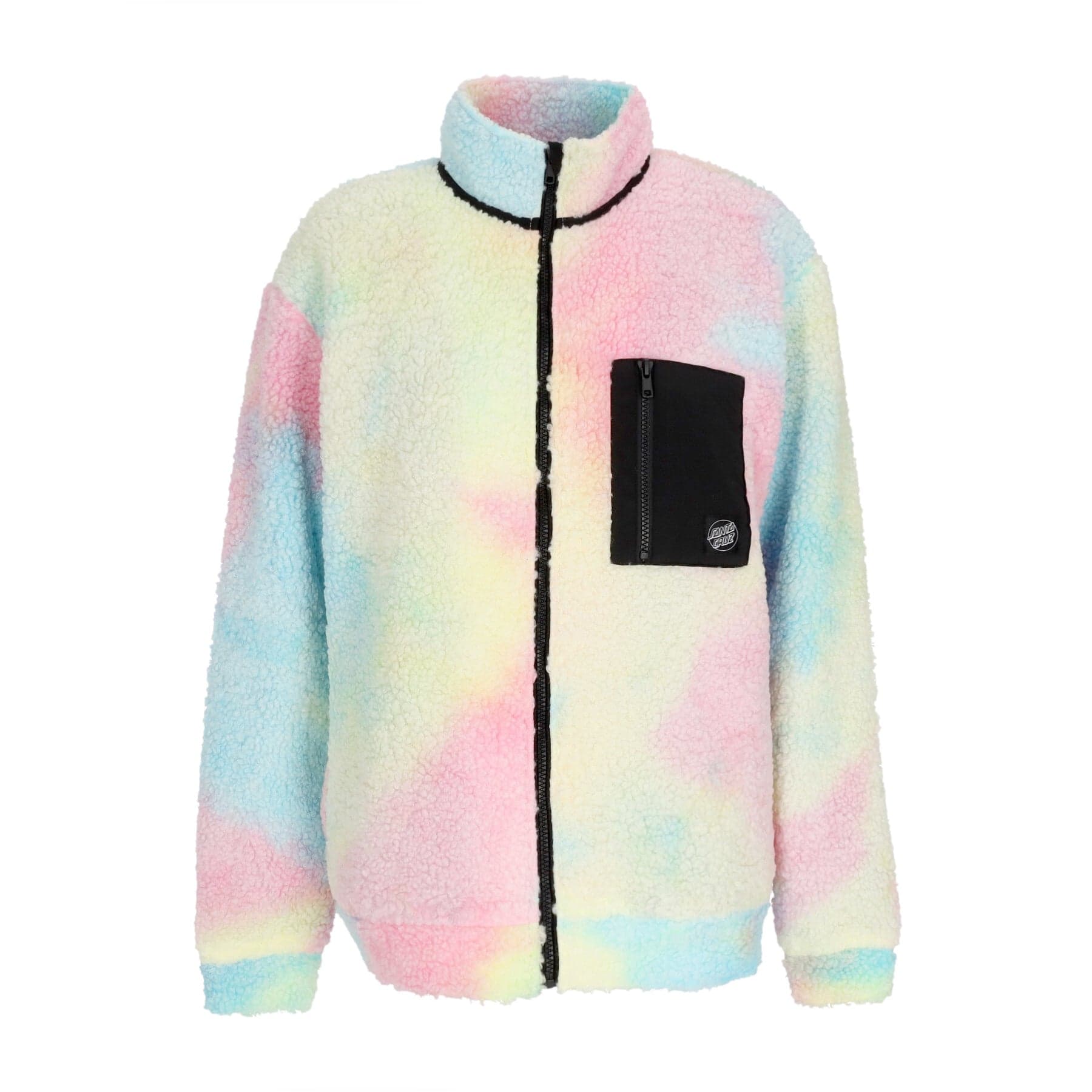 SANTA CRUZ Orsetto Donna Sydney Sherpa Fleece Pastel Tie Dye - 3