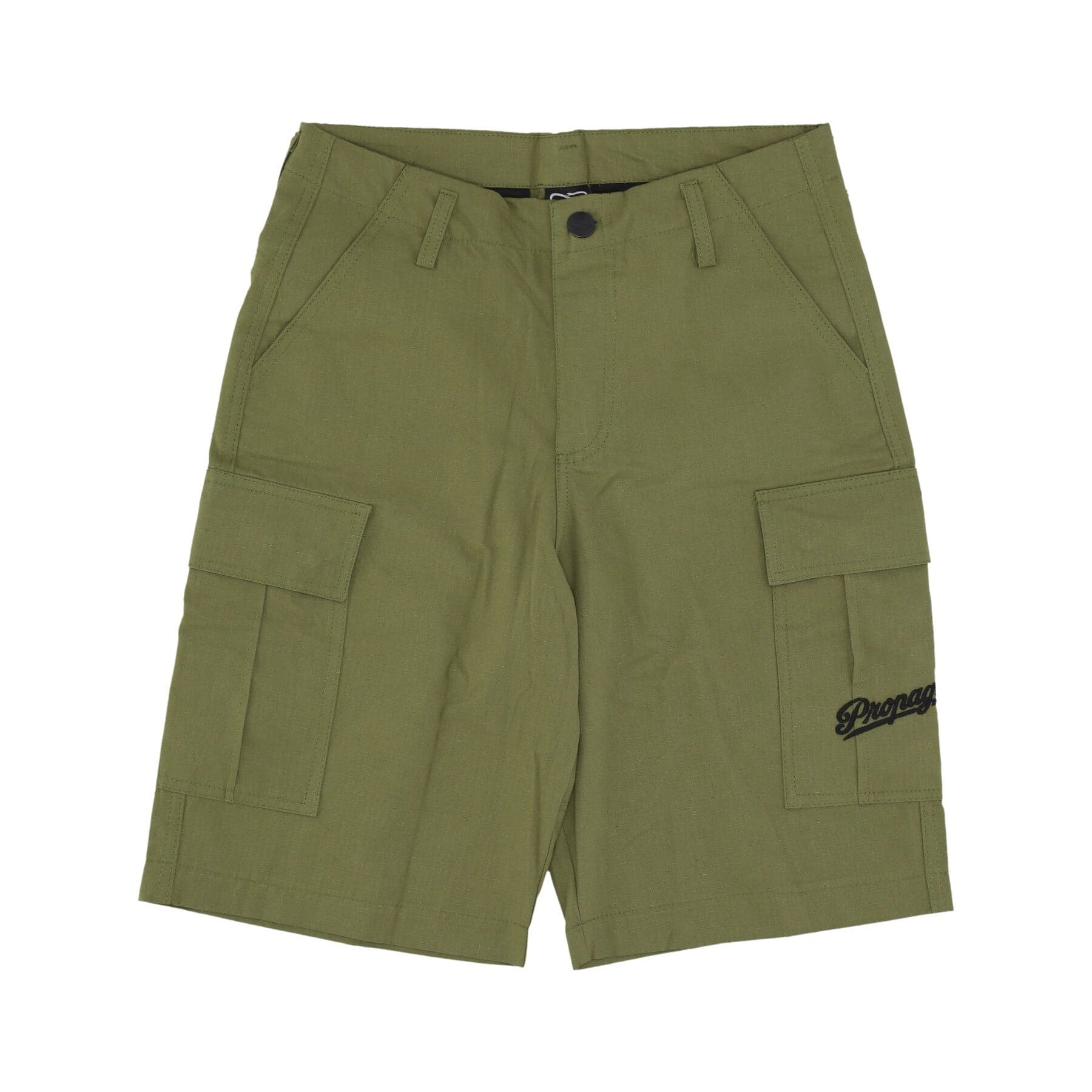 PROPAGANDA Pantalone Corto Uomo Cargo Shorts Military Green - 4