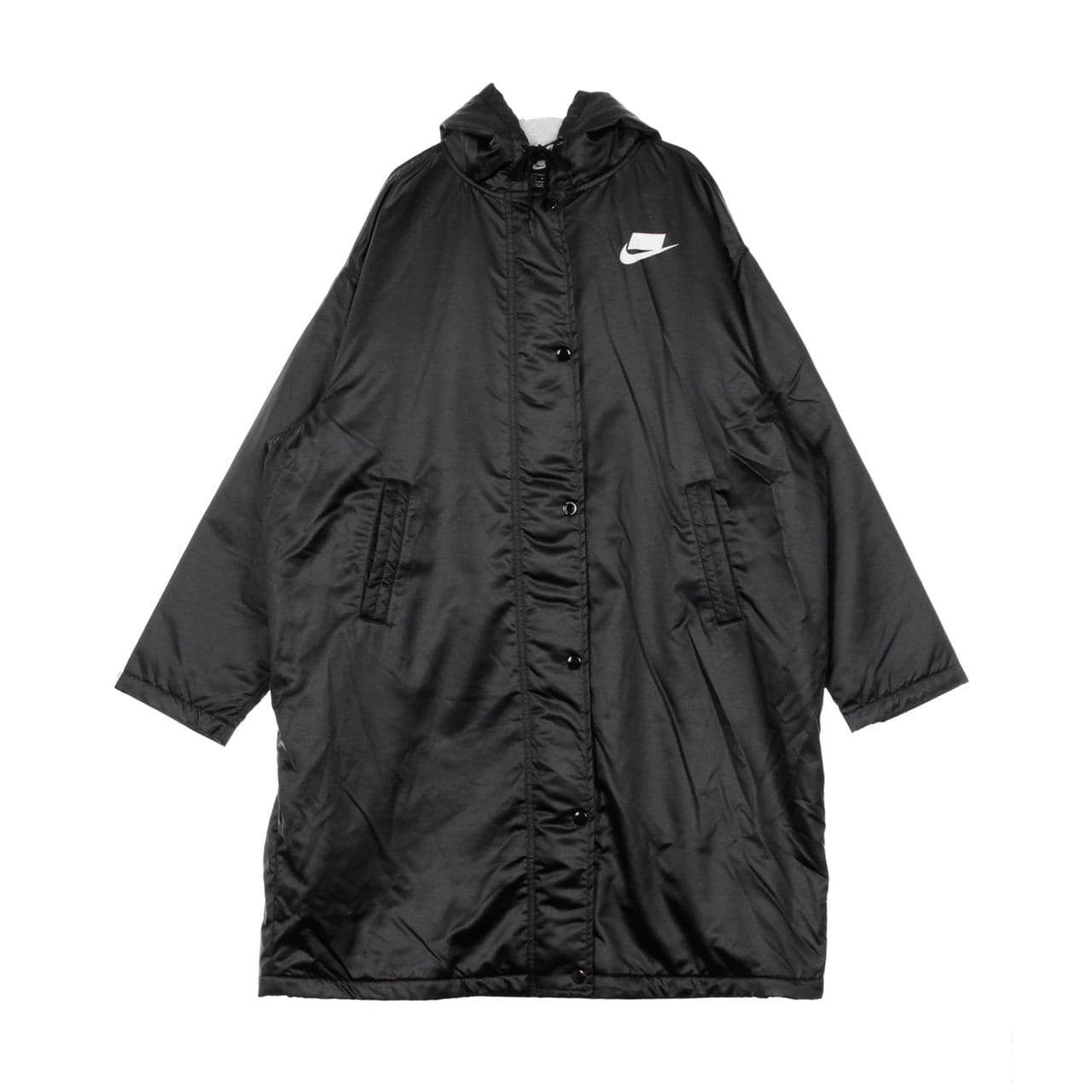 Nike Giaccone Lungo Donna W Sport Pac Parka Black/muslin/white - 5