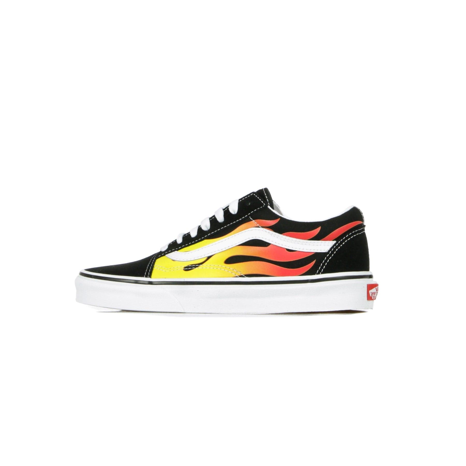 VANS Scarpa Bassa Uomo Old Skool (flame) Black/black/true White - 13