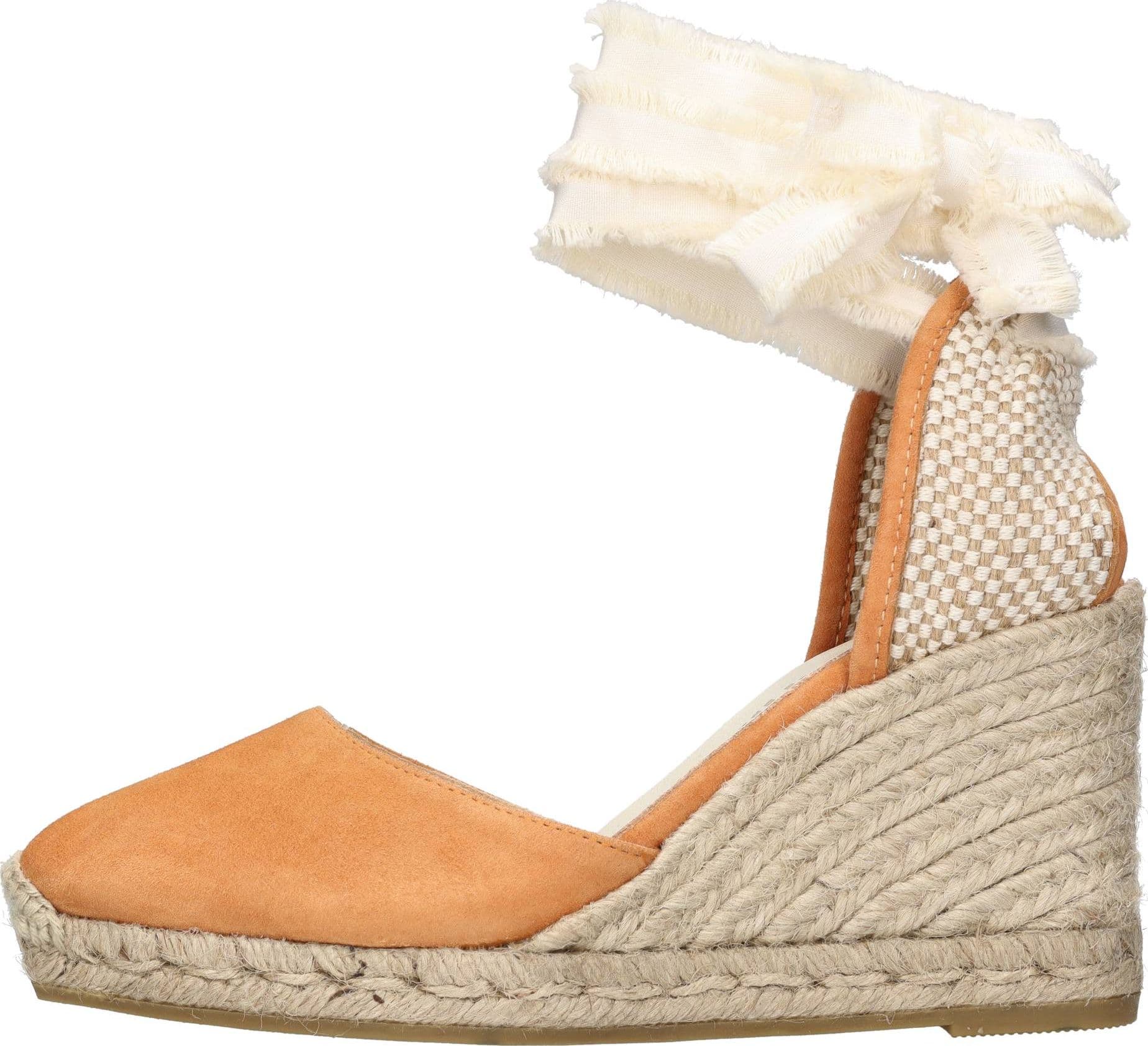 Espadrilles  Scarpe con Tacco Arancione – Arancio Vivaci